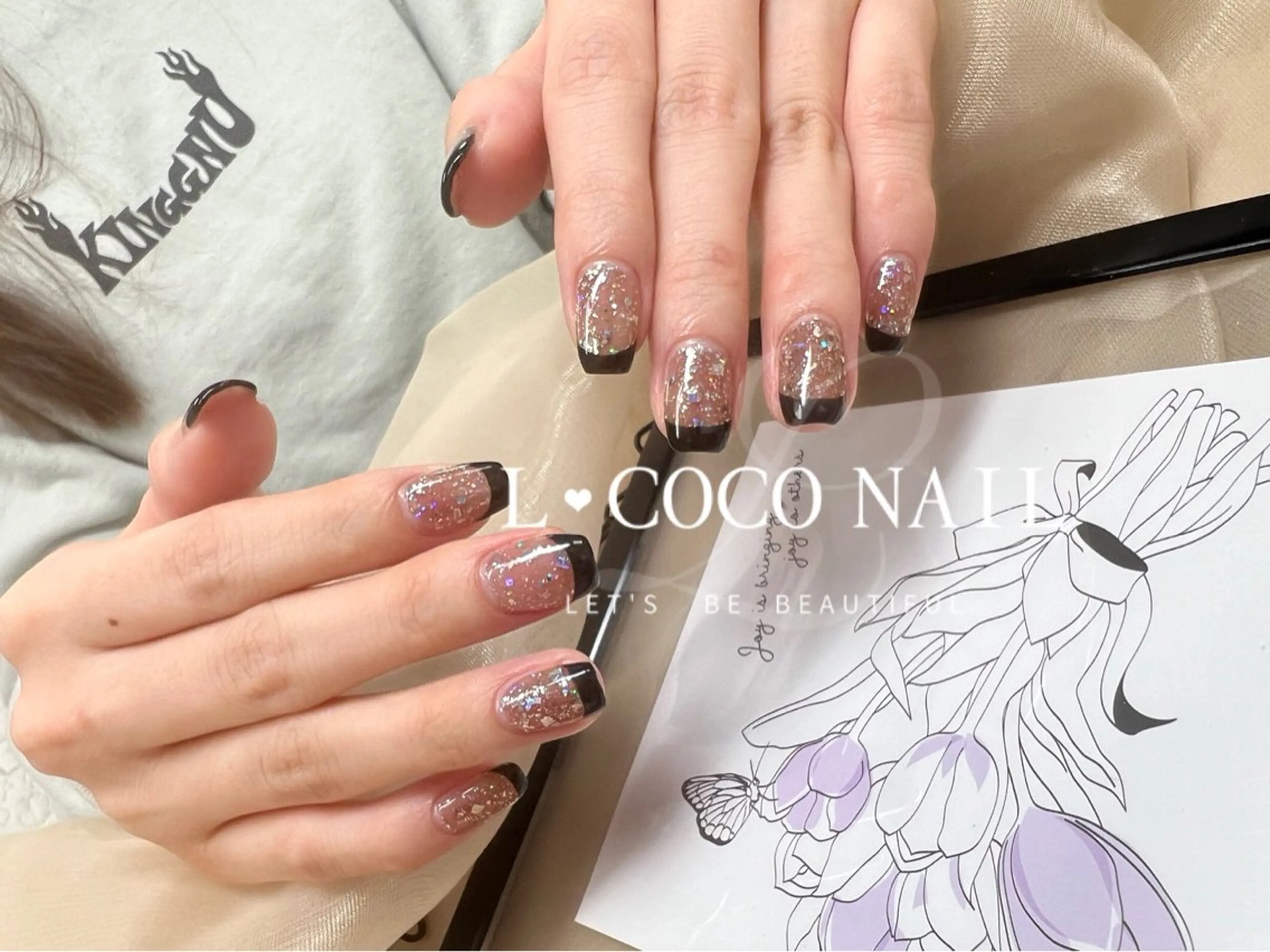ネイル フレンチネイル L·COCO   Nail所属・L♡ COCO  nailのネイルデザイン