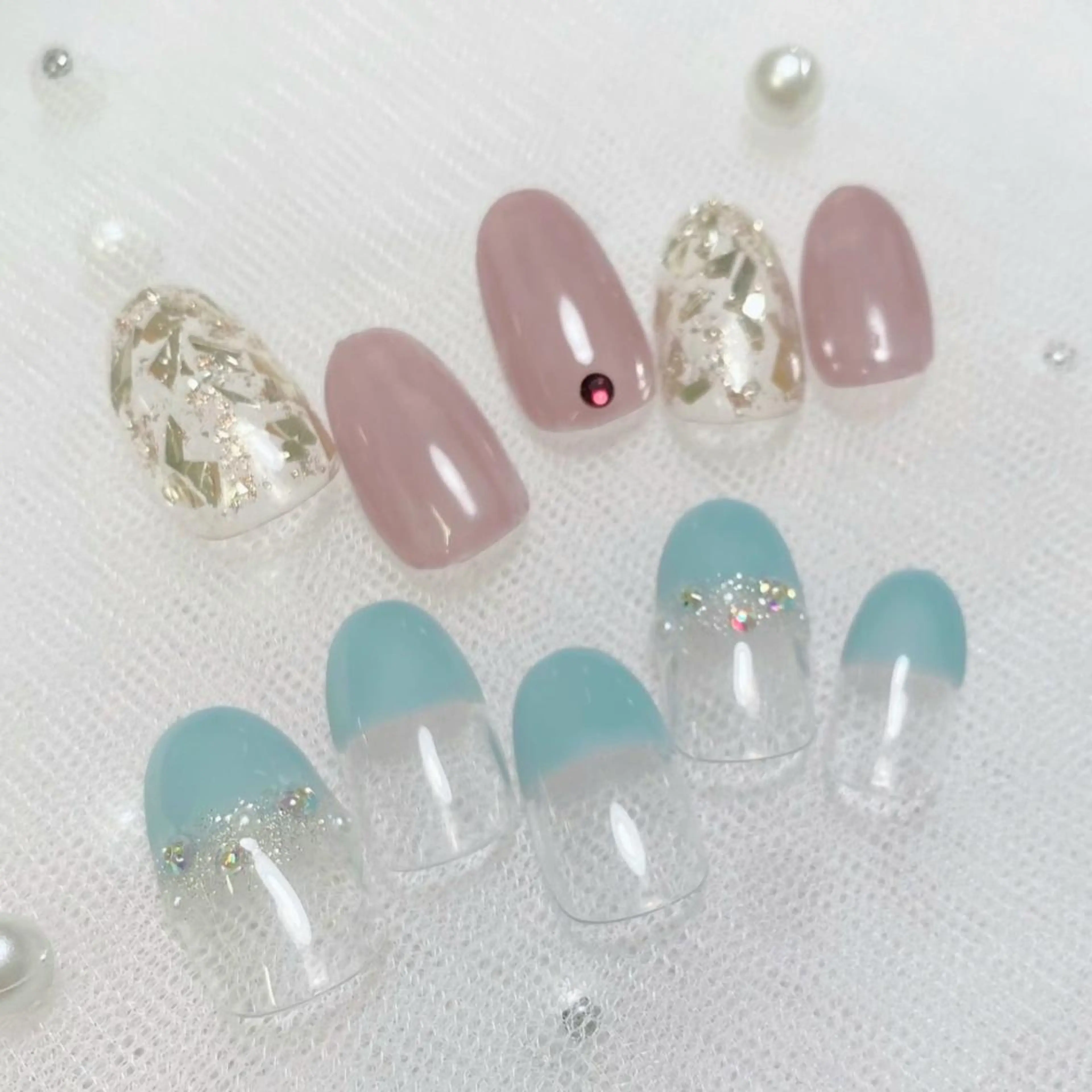 ジェルオフ無料💅ハンド定額SimpleArt コース✨甘皮ケア込！の写真