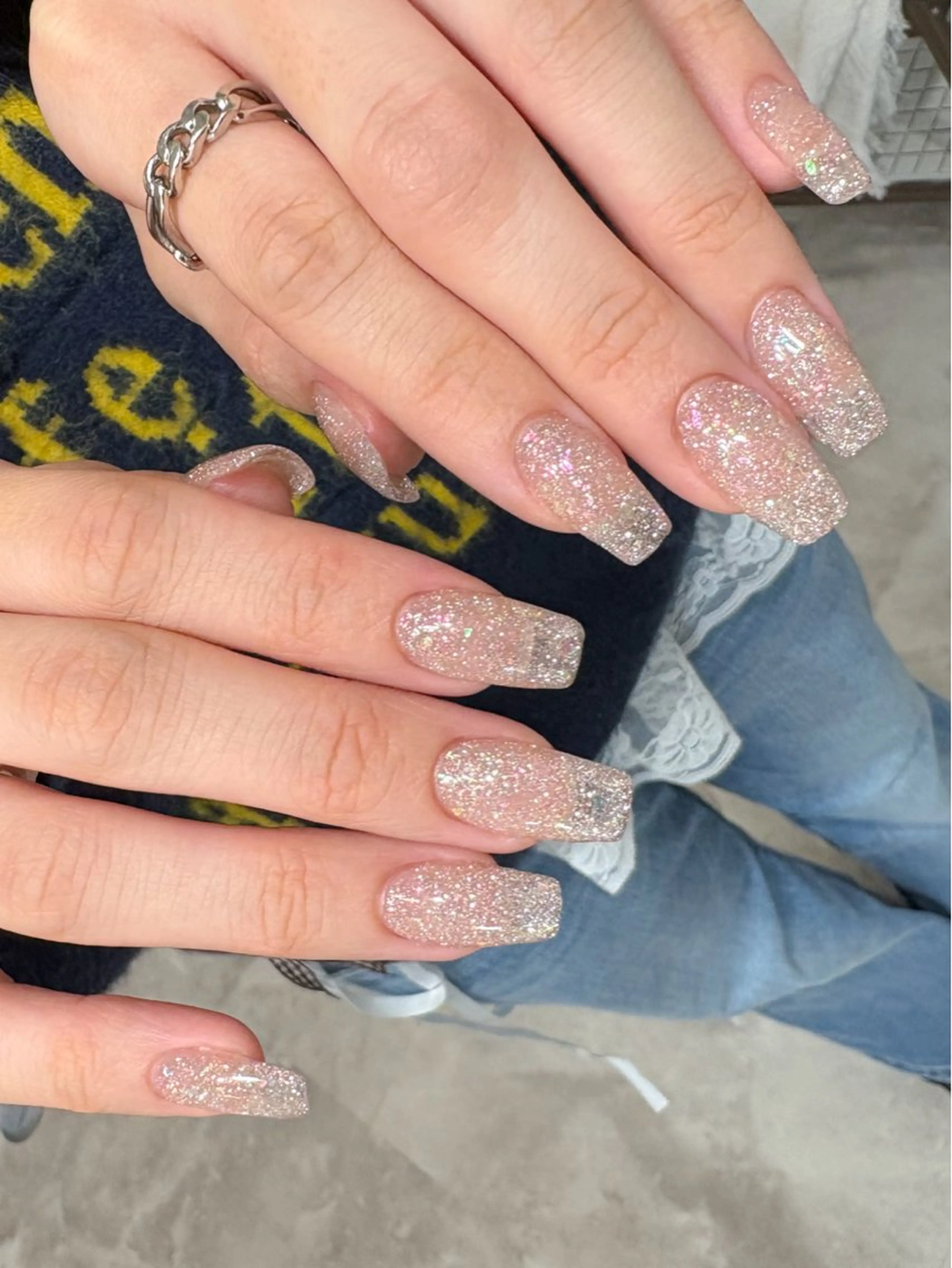 【オフ無し】チップスカルプ　フラッシュorマグネット　パーツ、アート追加不可　カラーmix+¥220の写真