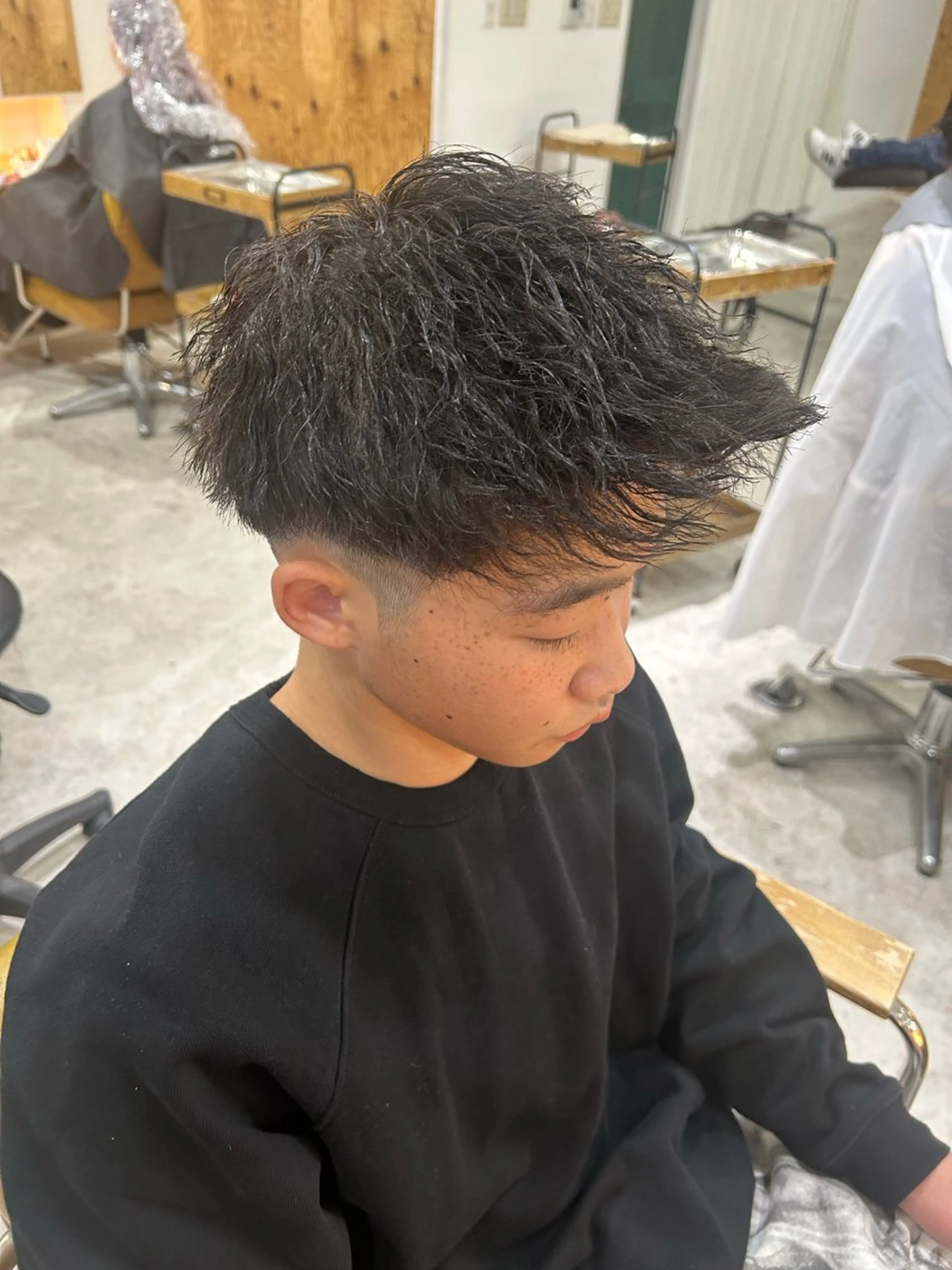 パーマ ヘアアレンジ メンズ カット パーマ 《メンズ特化》 早川 愛斗のヘアスタイル