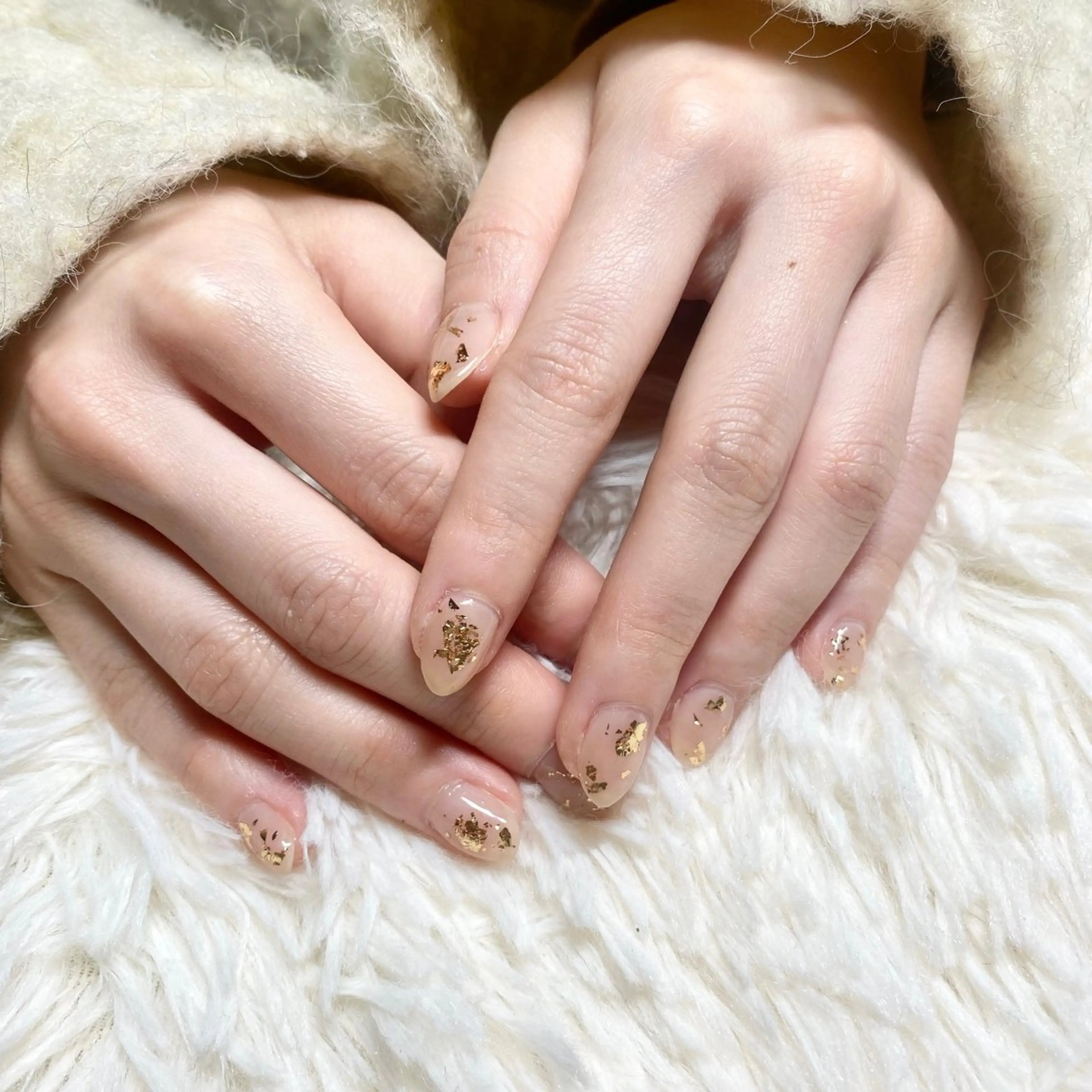 ネイル シンプルネイル ハンドネイル nail salon Ecrin所属・前島 稀歩のネイルデザイン