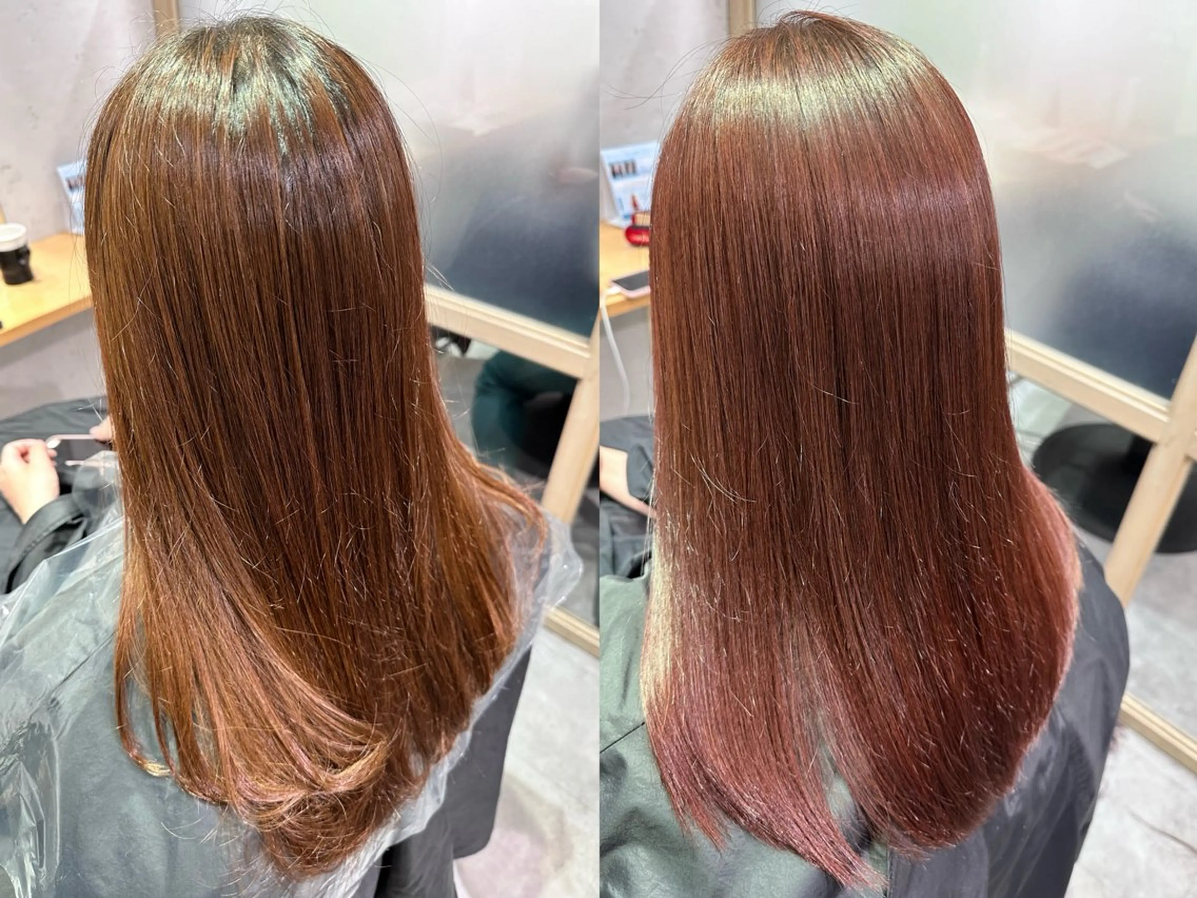 ロング ヘアカラー トリートメント ✨シルクストレート✨ 美髪髪質改善Yukiのヘアスタイル