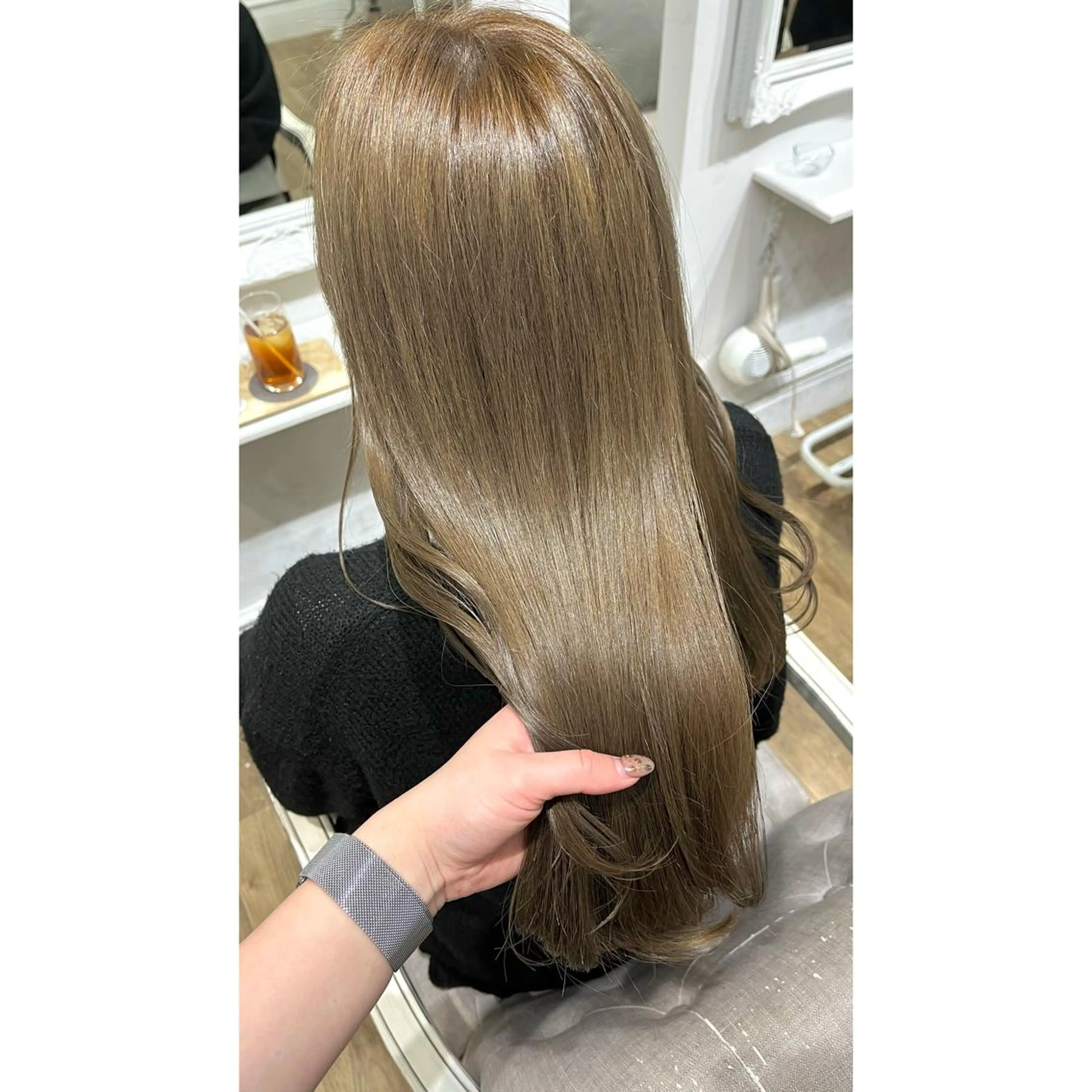 ロング カラー ヘアカラー トリートメント 梅田/髪質改善カラー ❄︎ mikiのヘアスタイル