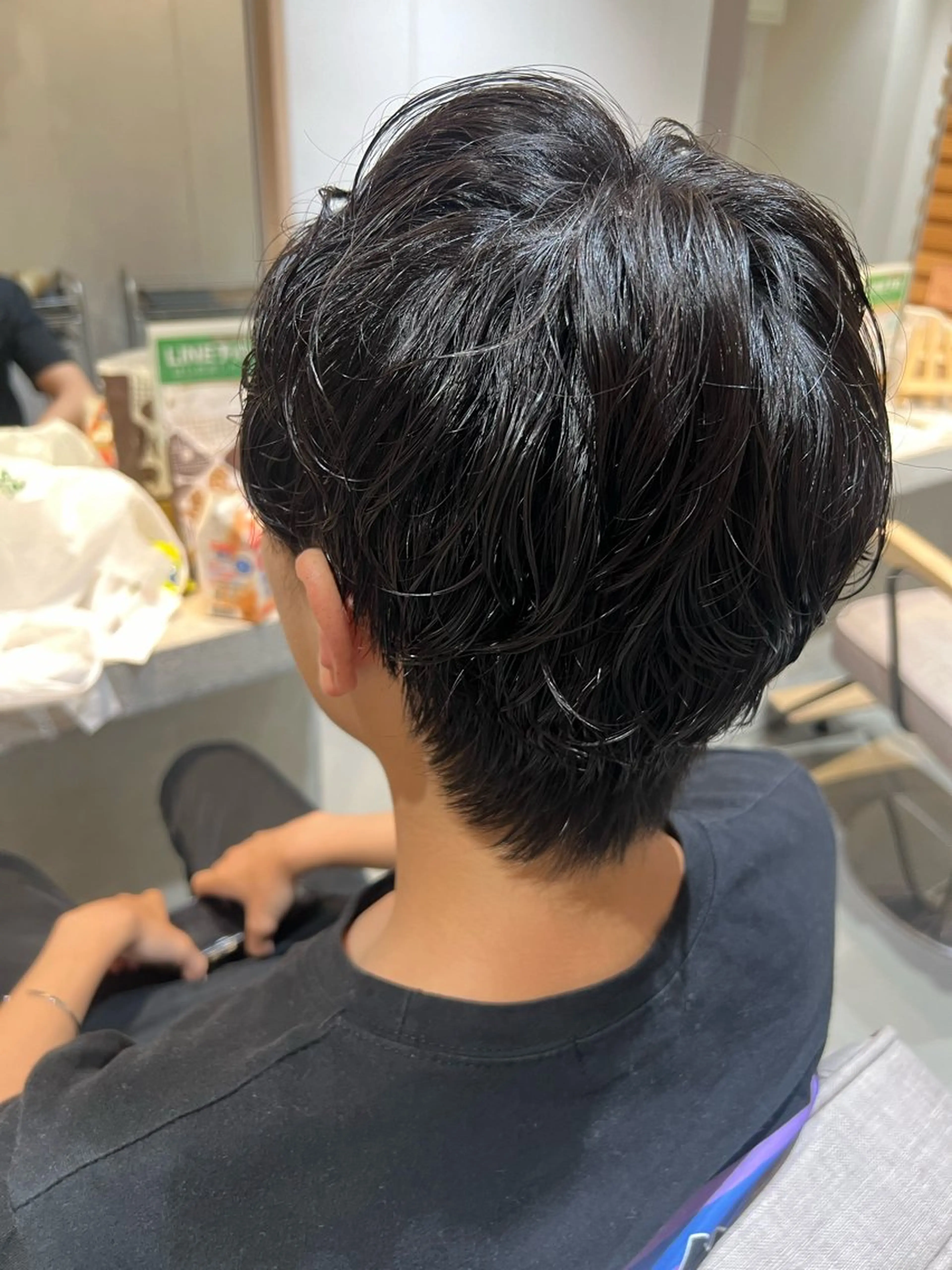 パーマ メンズ ニュアンスパーマ fizelle miyuのヘアスタイル