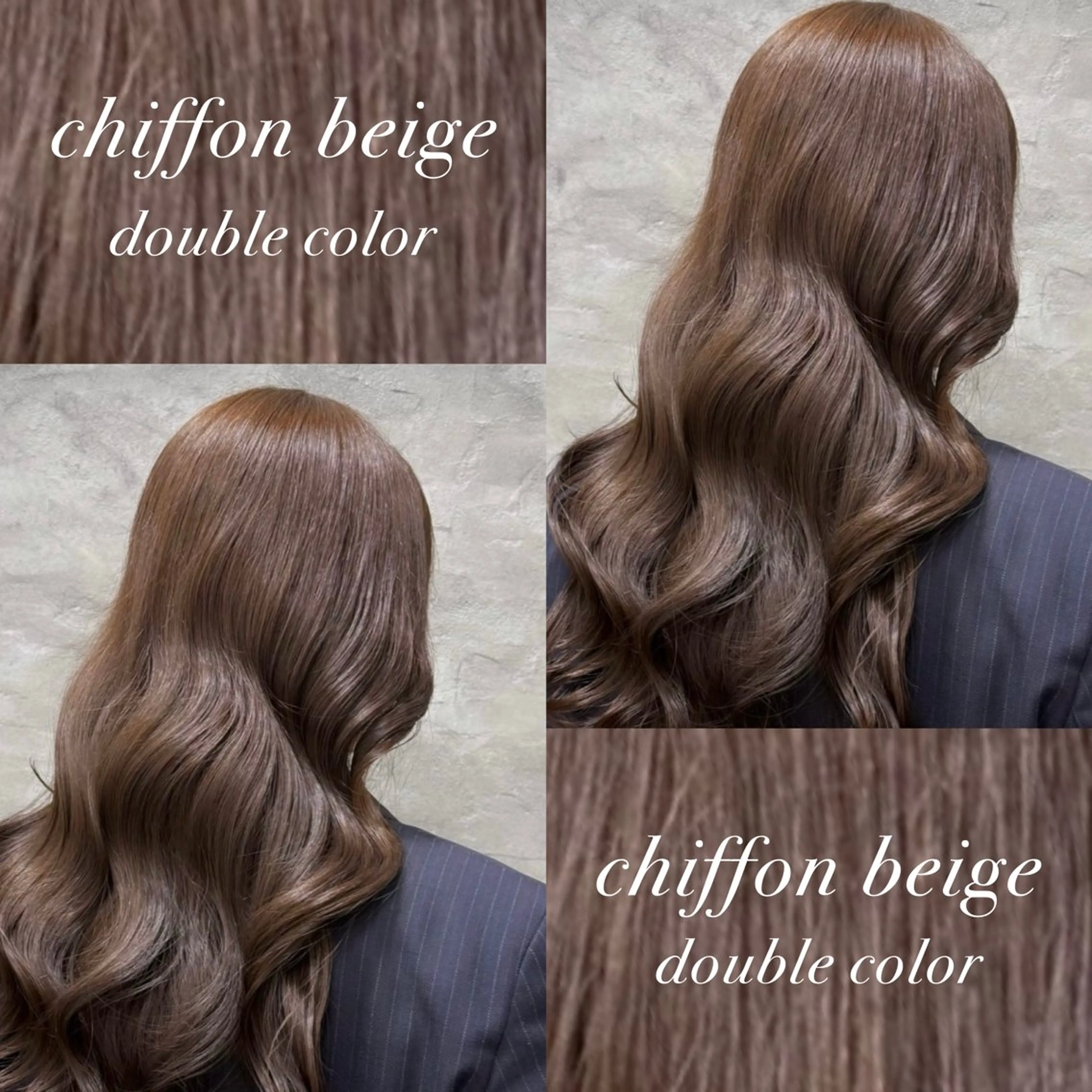 ロング カラー ヘアカラー 聖花/透明感カラー /酸性ストレートのヘアスタイル