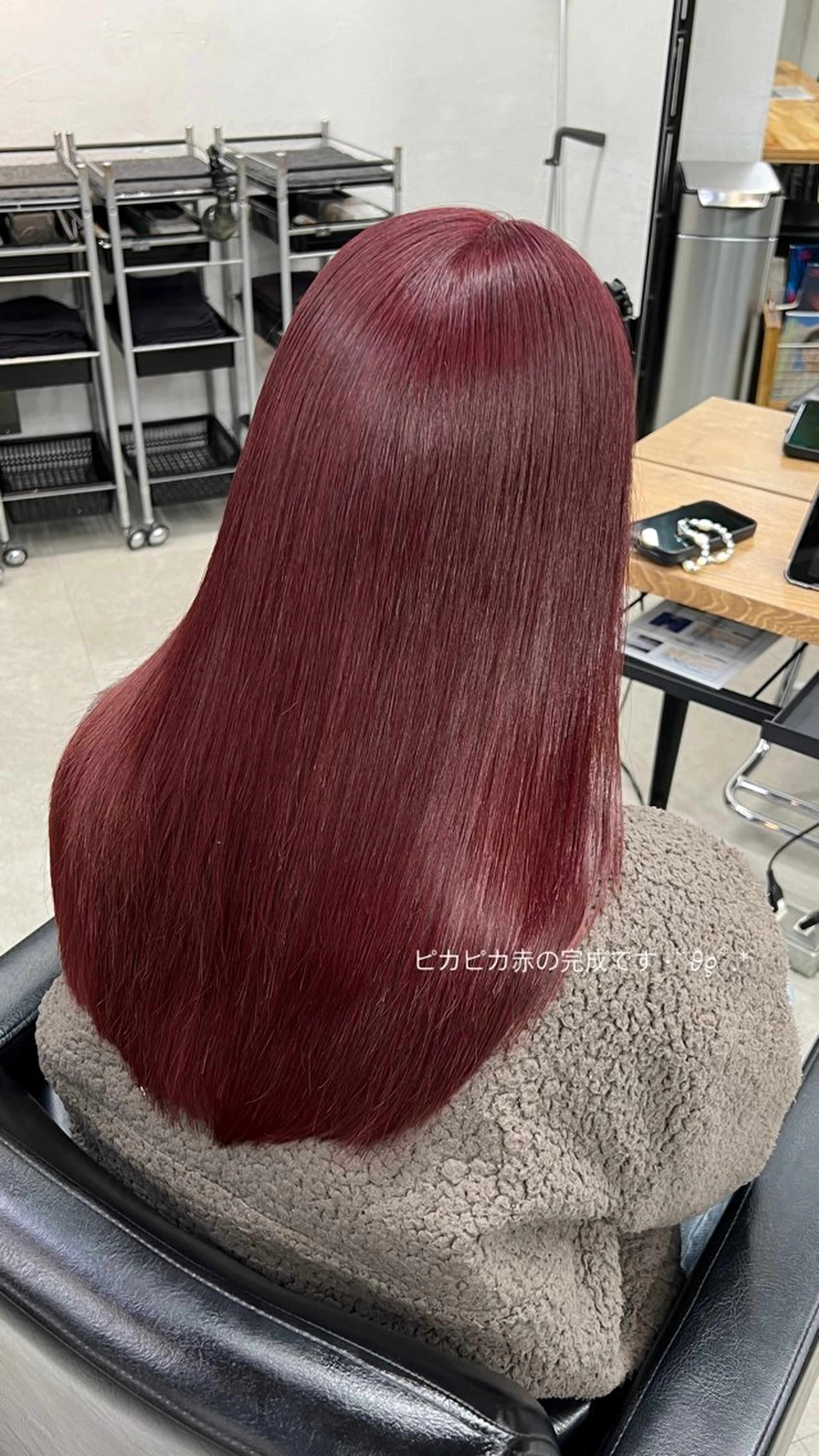 セミロング 暖色カラー/レイヤー カット☁️MEI☁️のヘアスタイル