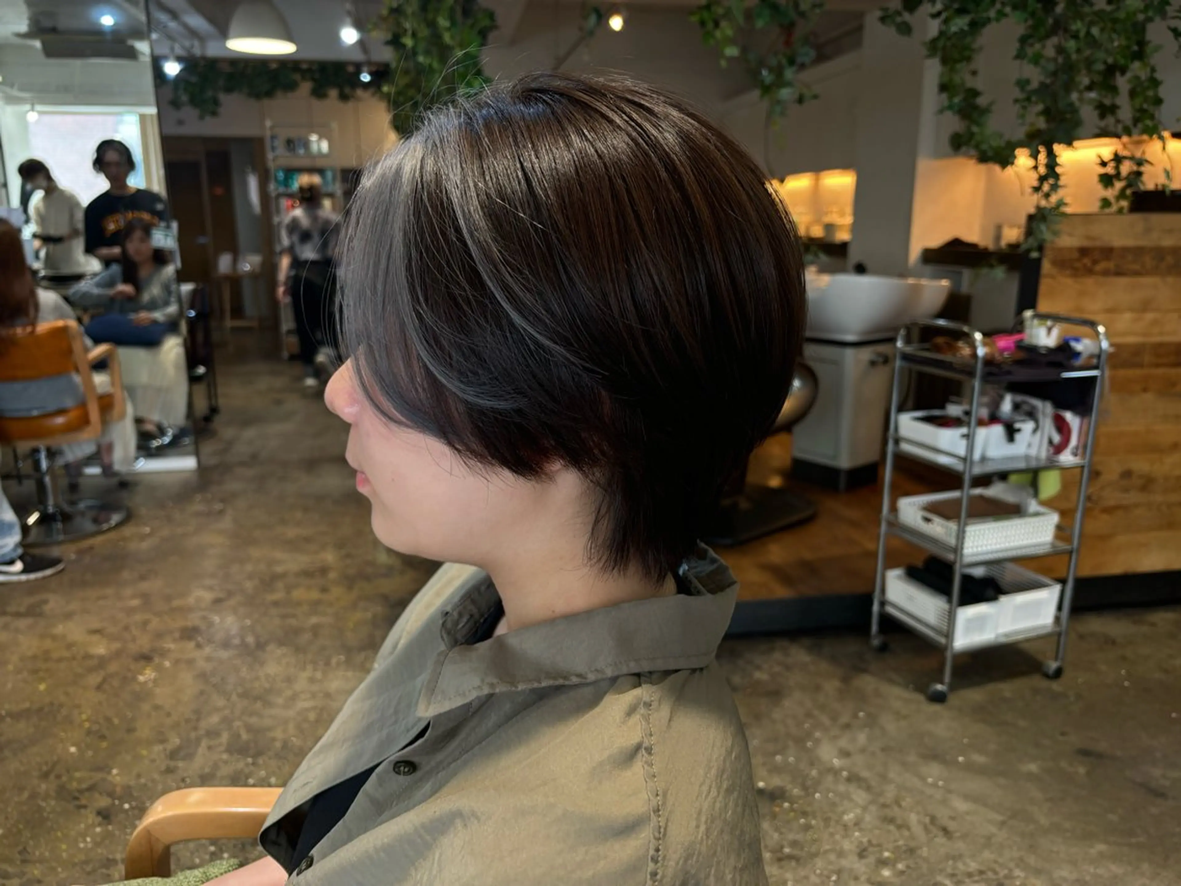 ショート カット ヘアカラー トリートメント seiya/ beigeのヘアスタイル