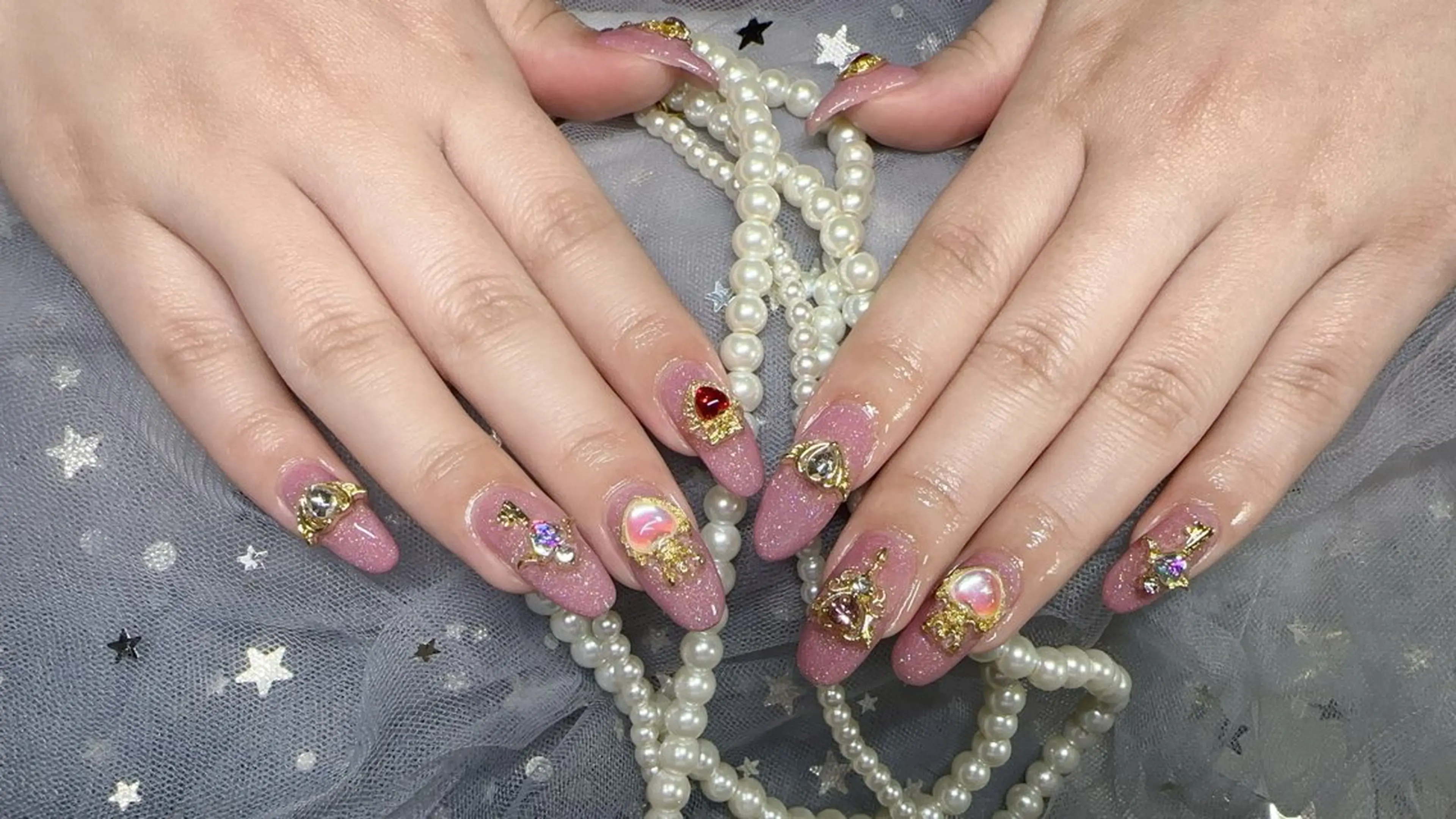 ネイル キラキラネイル ラメ(グリッター) 持ち込み ハンドネイル Nail Salon J.Cのネイルデザイン