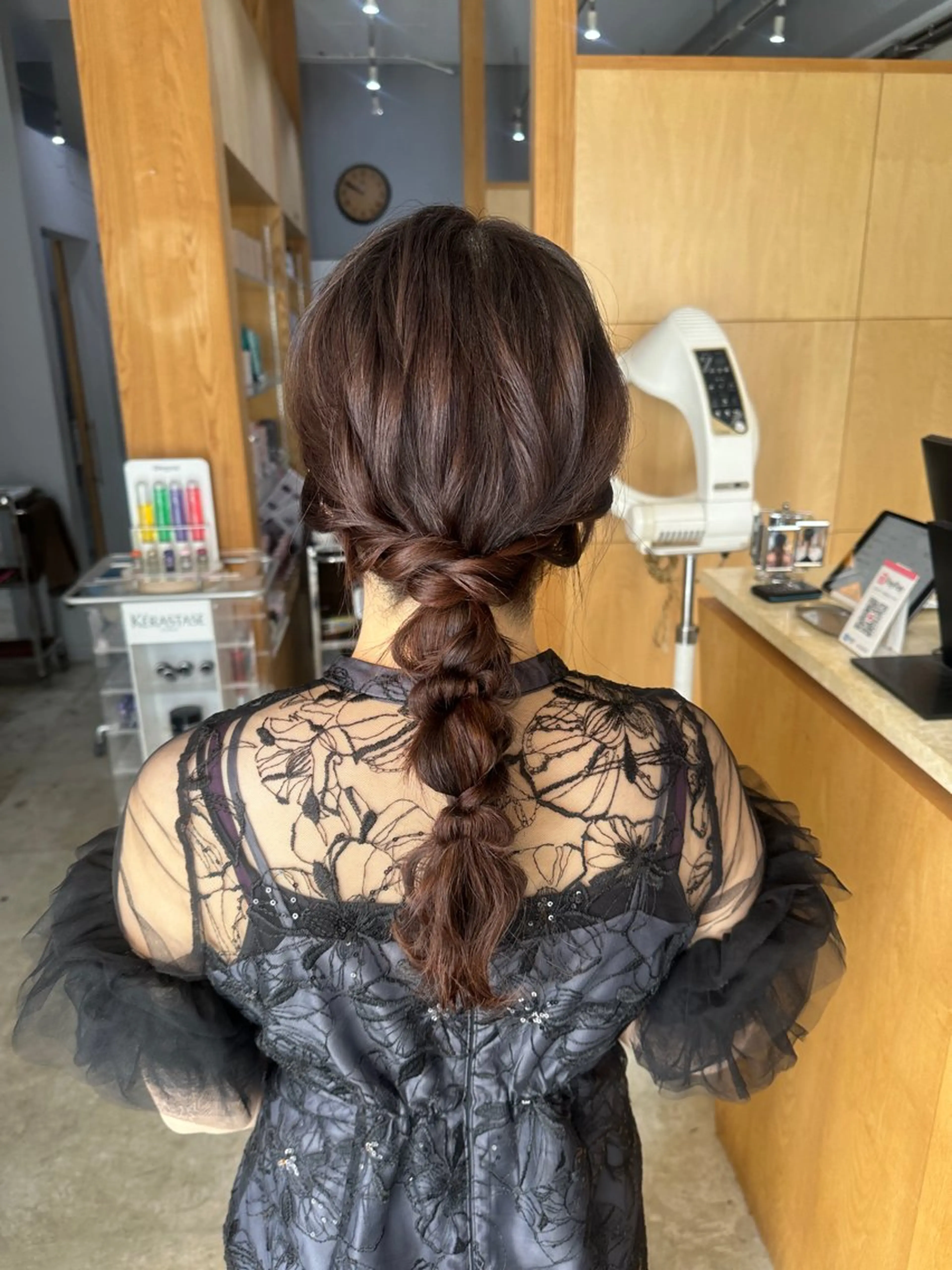 ミディアム ヘアセット miloc MOMOKAのヘアスタイル