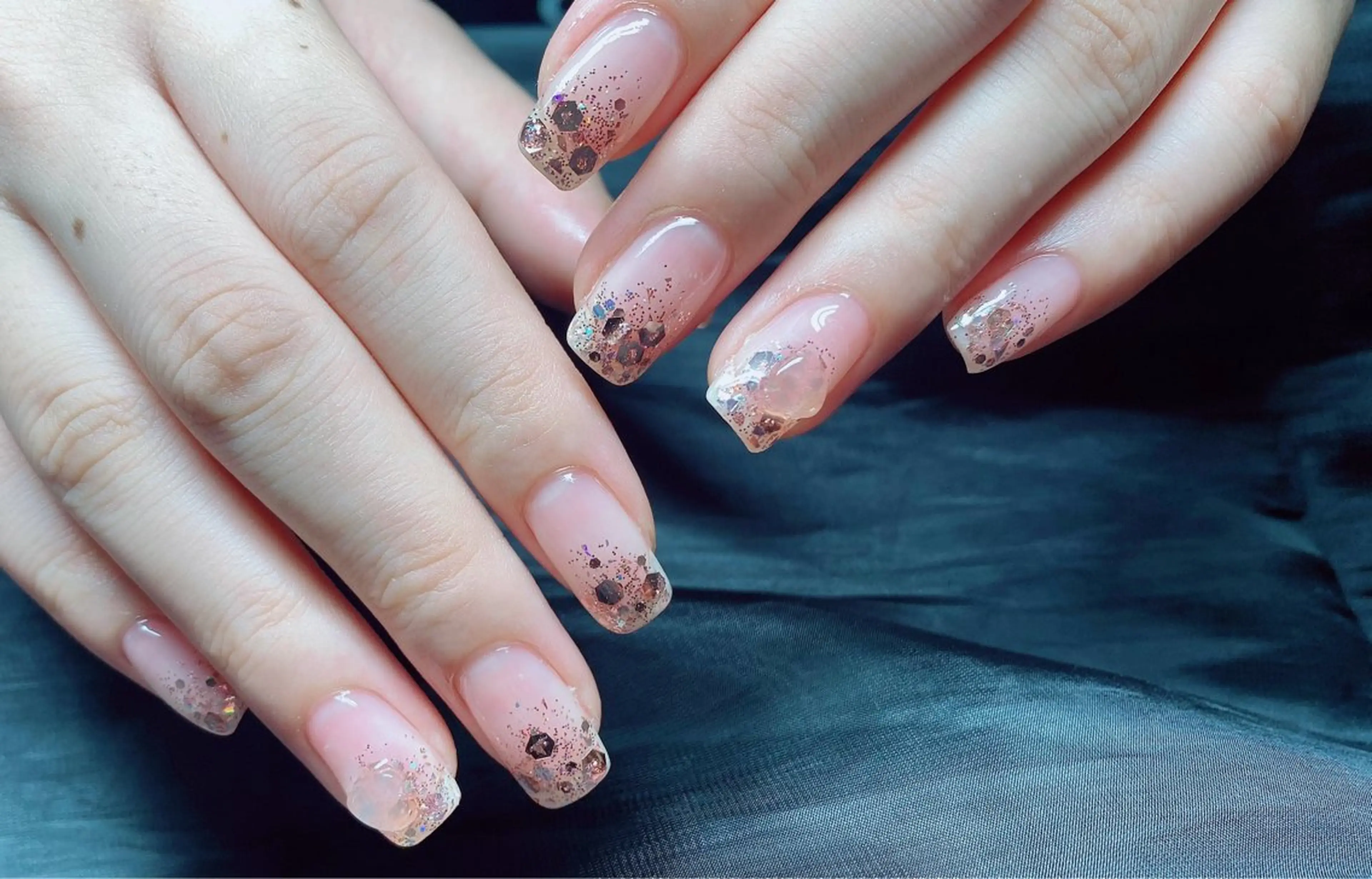 ネイル 長さ出し フットネイル ジェルネイル 韓国ネイル マグネットネイル Nail Annのネイルデザイン