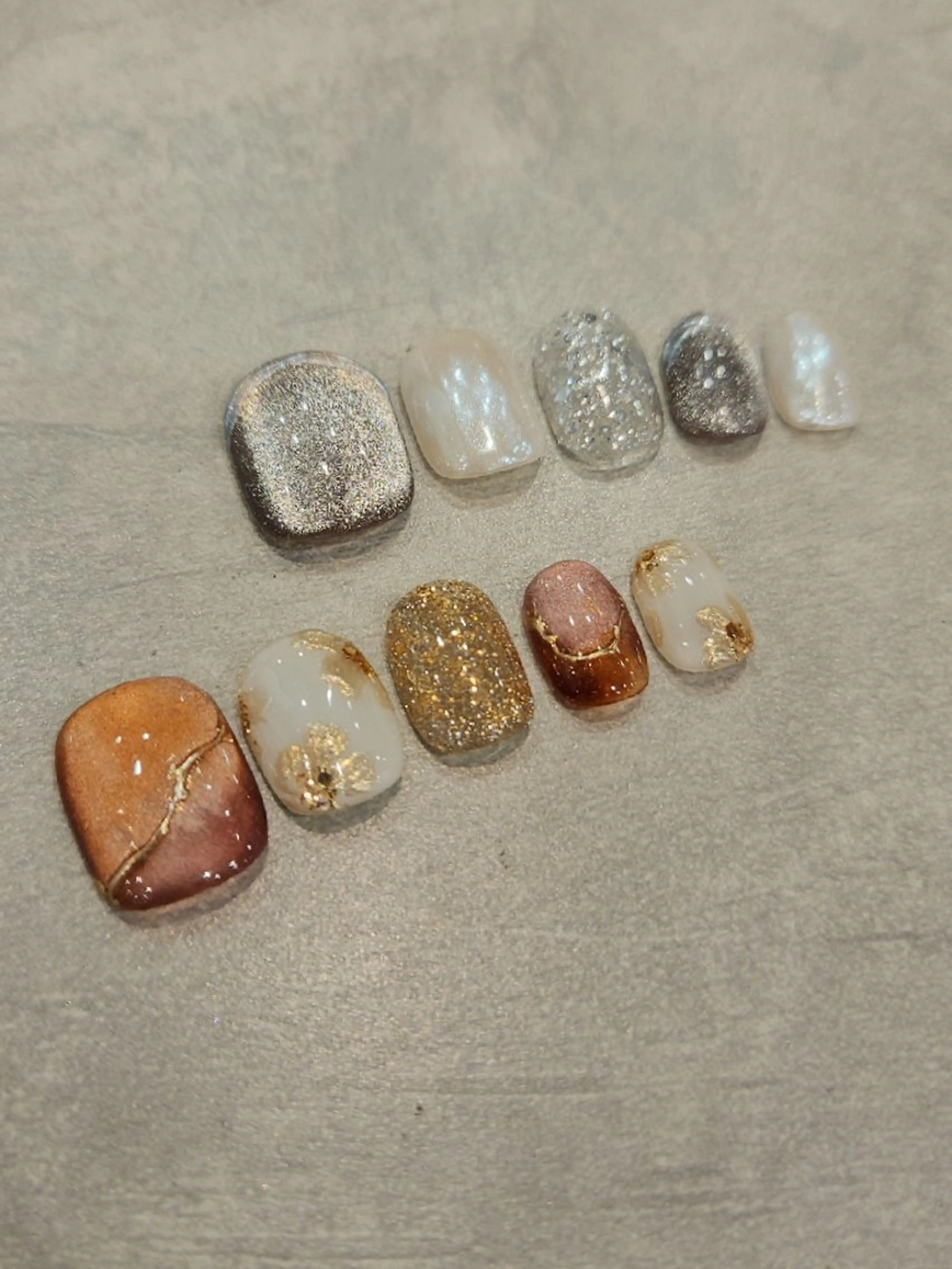 ネイル フットネイル 関口 友菜のヘアスタイル