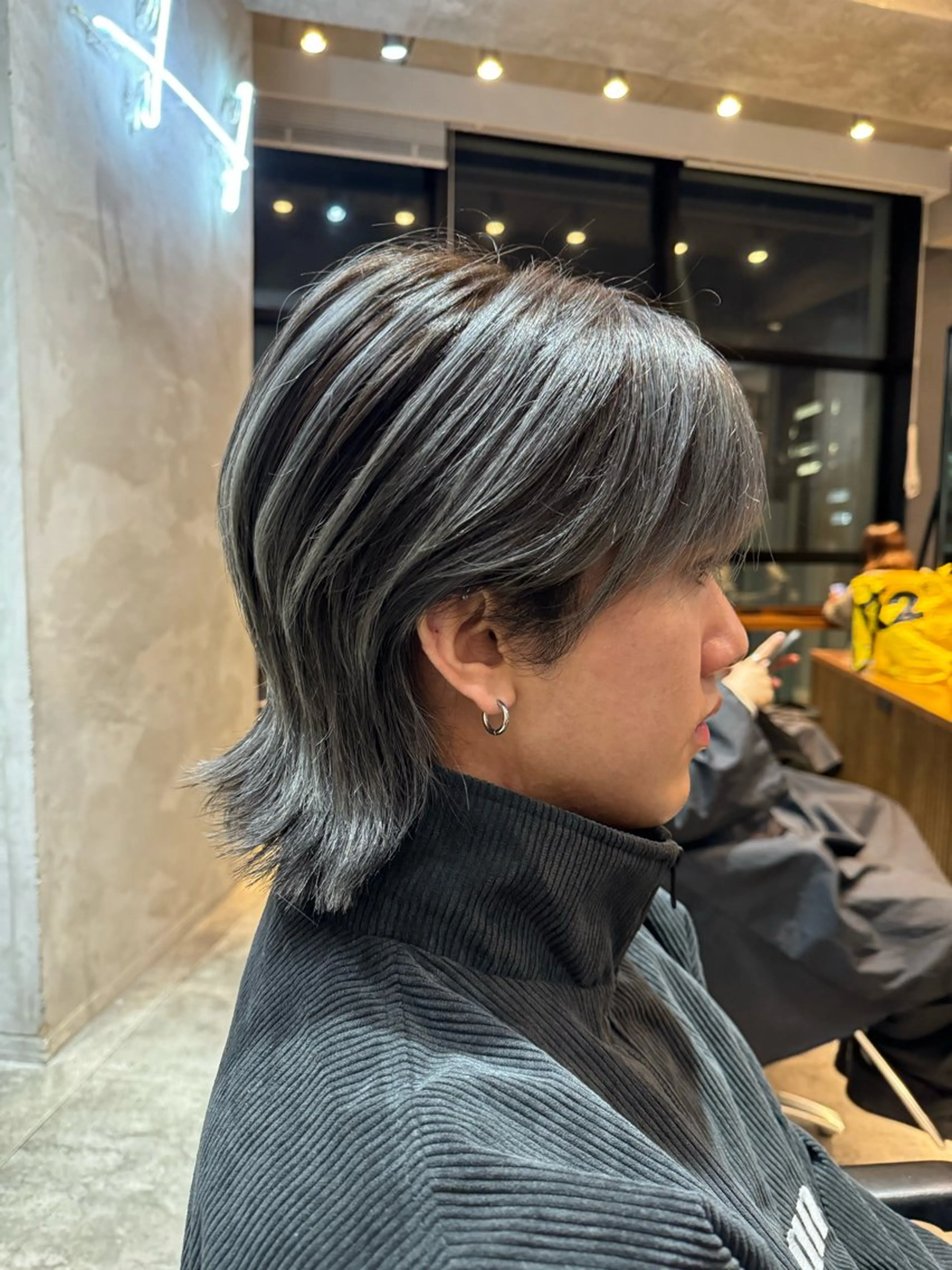 カラー メンズ メンズブリーチ ブリーチ グラデーションカラー メンズ特化ニュアンス パーマ　RYOのヘアスタイル