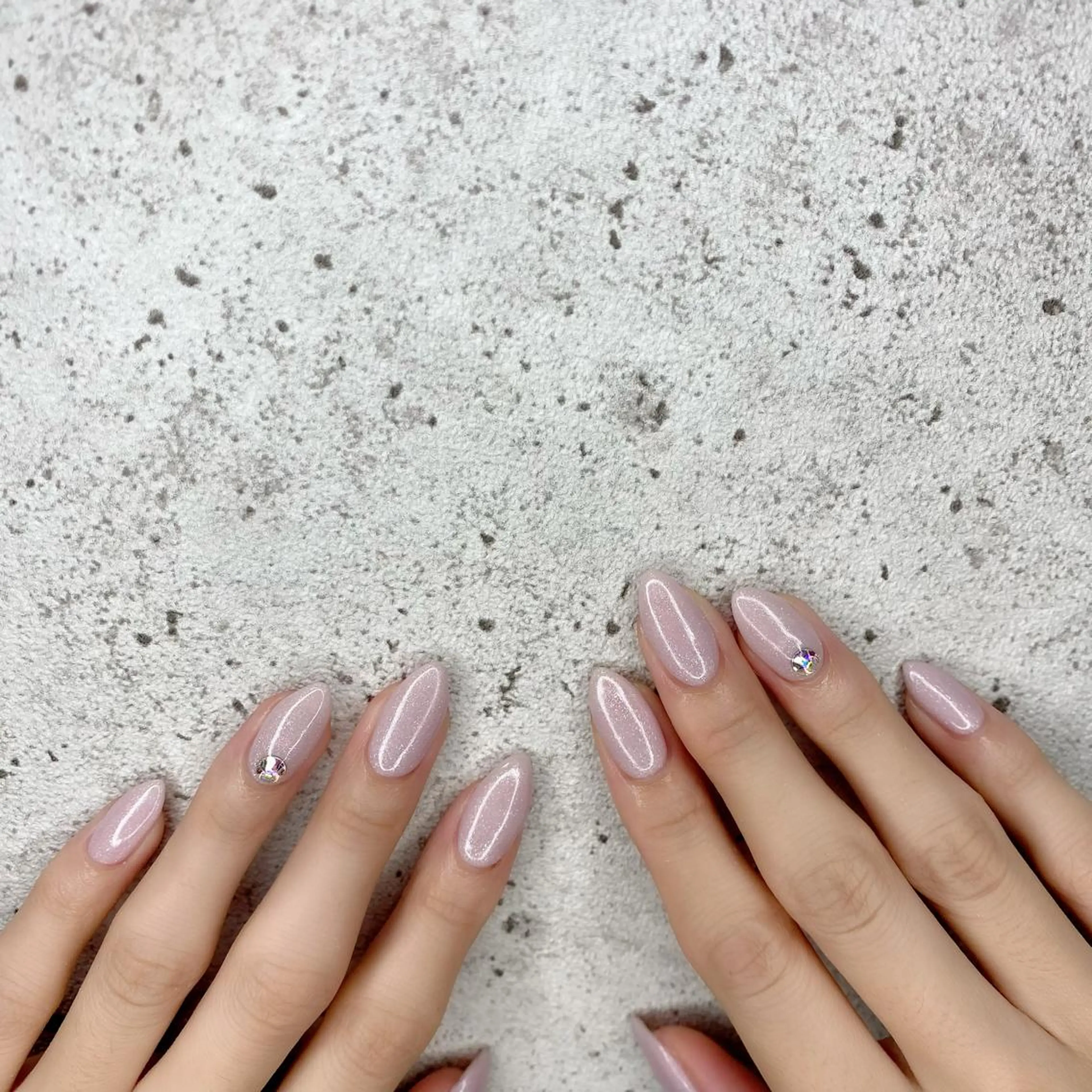 セミロング カラー パーマ ヘアアレンジ メンズ キッズ ネイル マツエク・マツパ ナチュラル オフィスネイル ワンカラーネイル シンプルネイル Salon Ｋのネイルデザイン