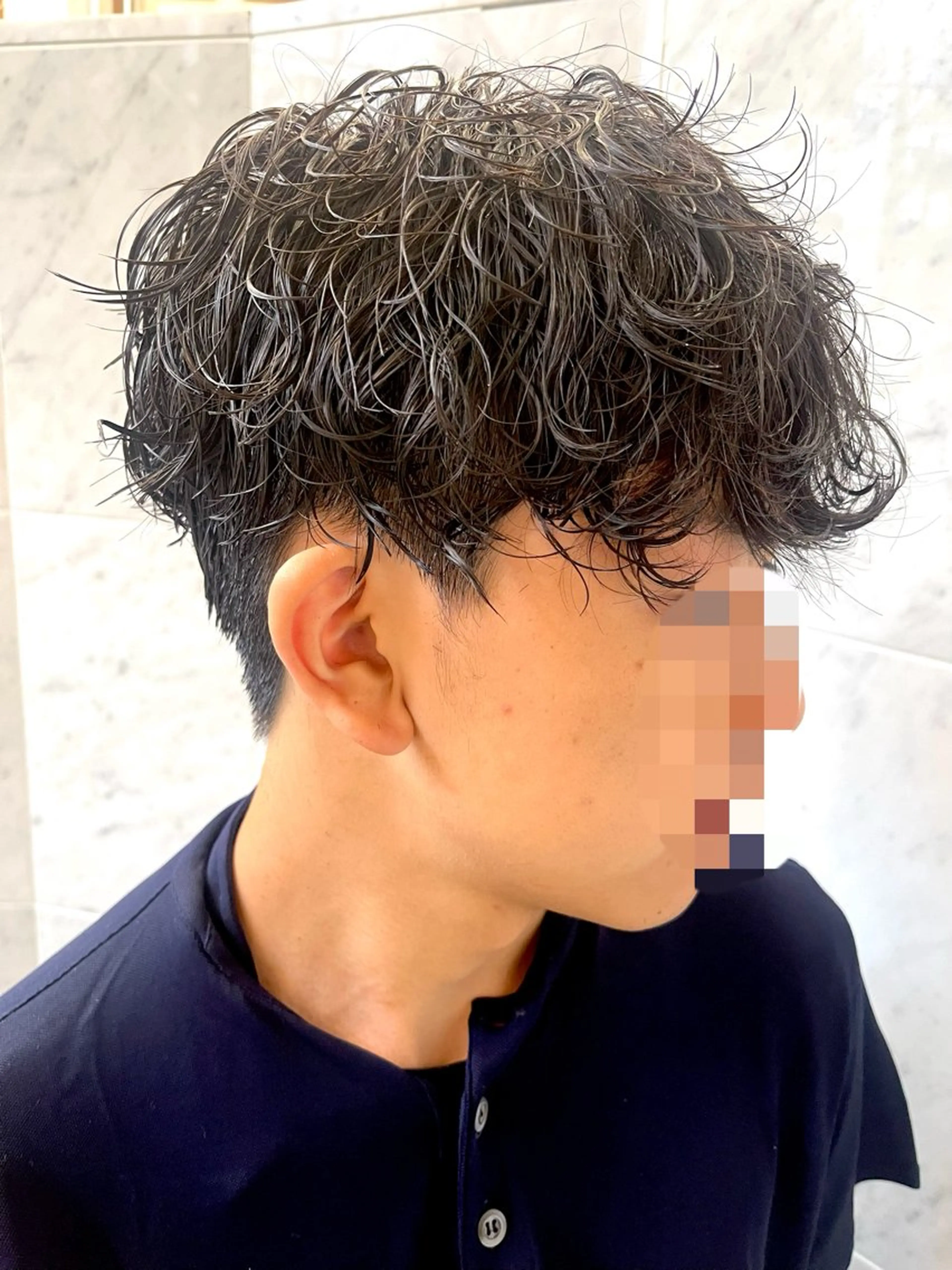 メンズカット×シャドウパーマ×トリートメントの写真