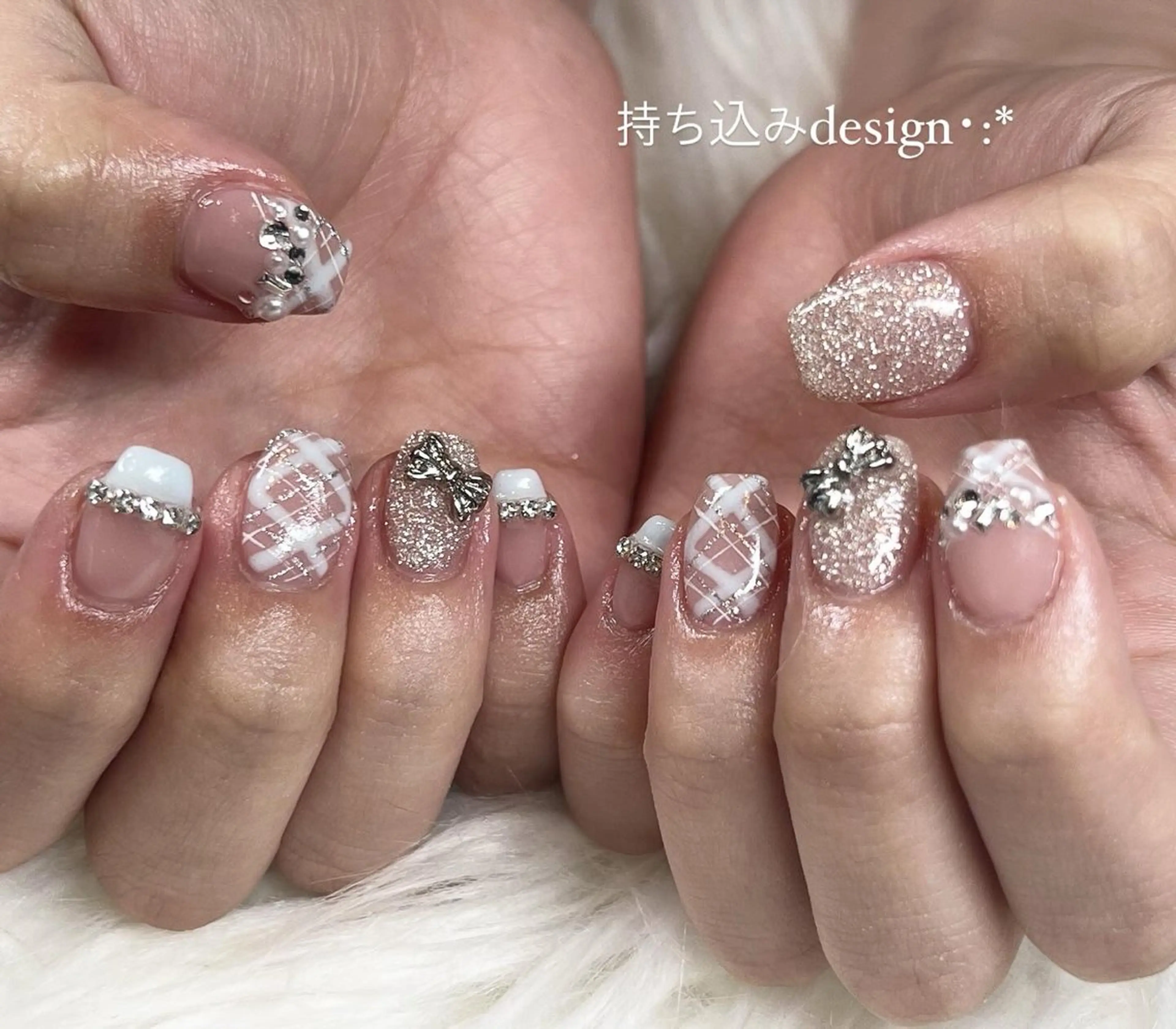 ネイル 持ち込み Bianca大名店 yonekuraのネイルデザイン