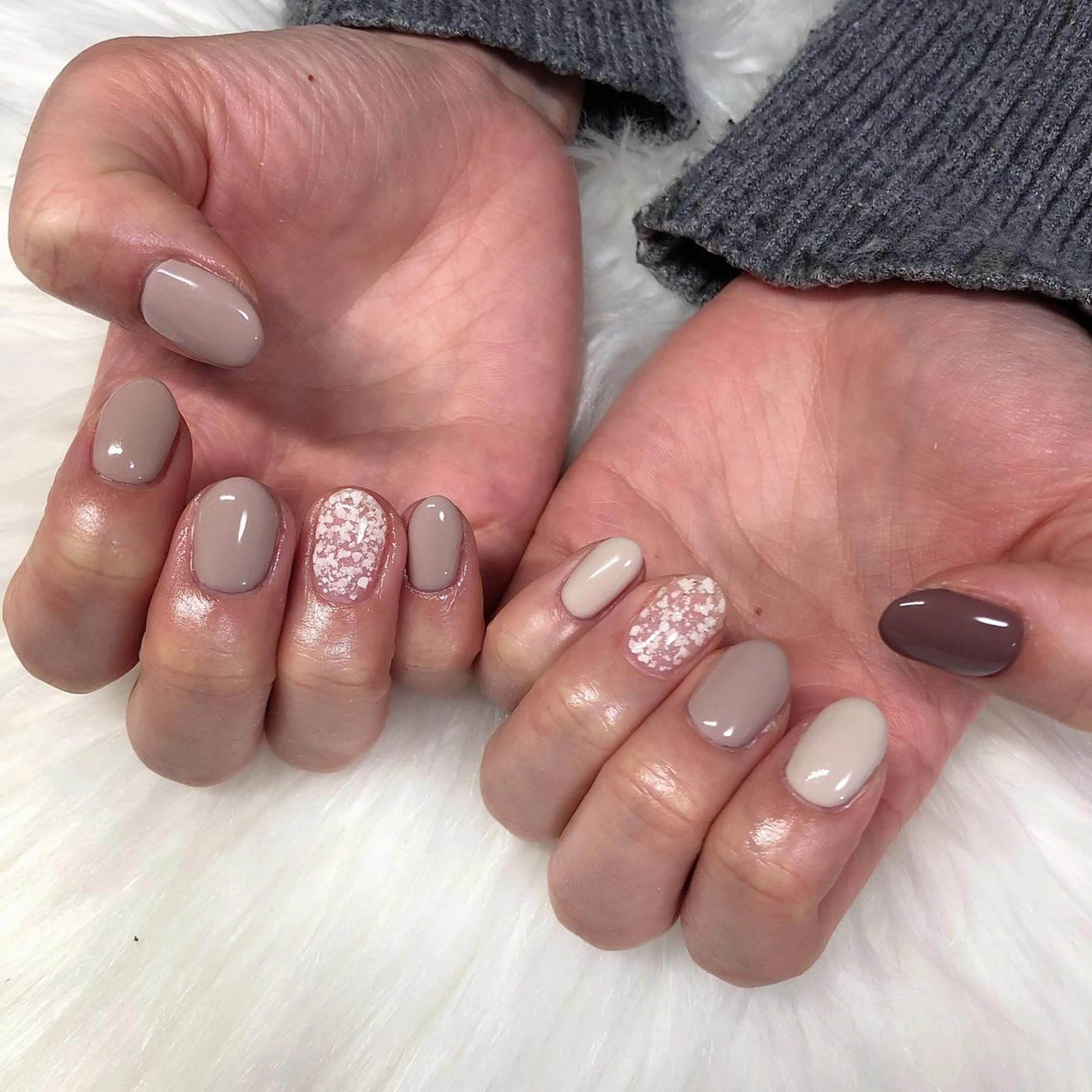 ネイル ハンドネイル 西岡 杏のネイルデザイン