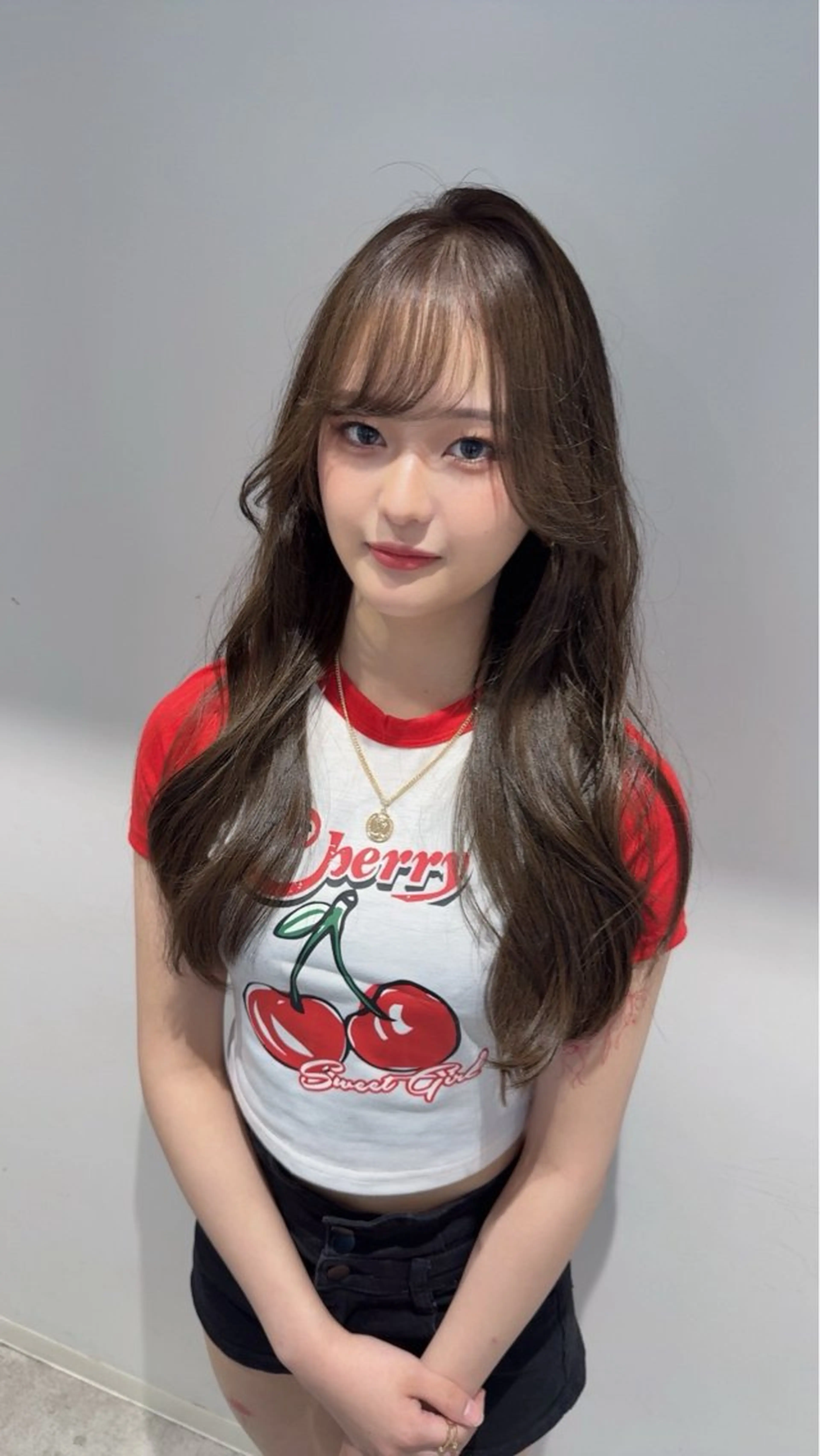 ミディアム カラー 透明感/艶感/縮毛 矯正/NATSUMIのヘアスタイル