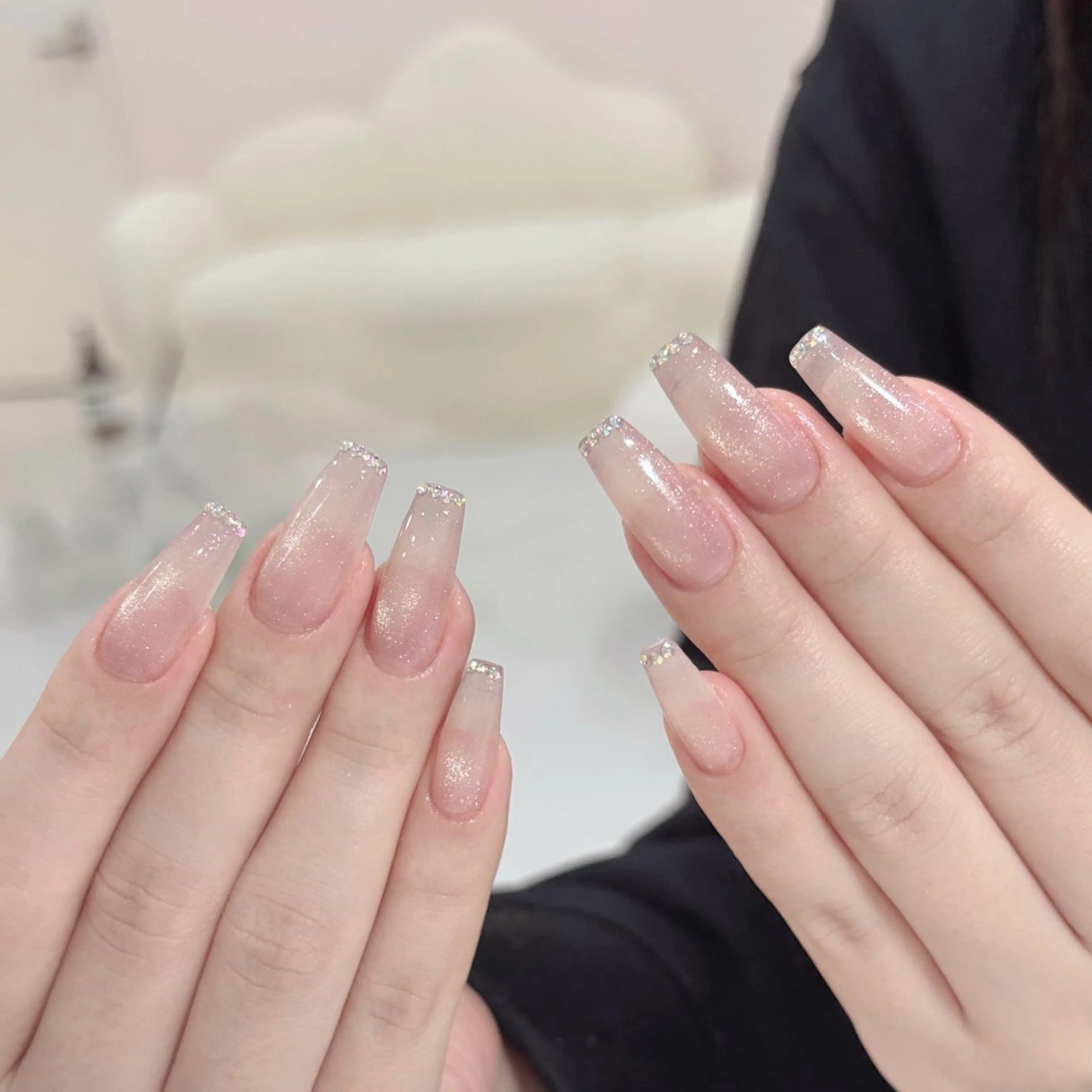 ネイル マグネットネイル ピンク ハンドネイル FLY Nail Salonのネイルデザイン