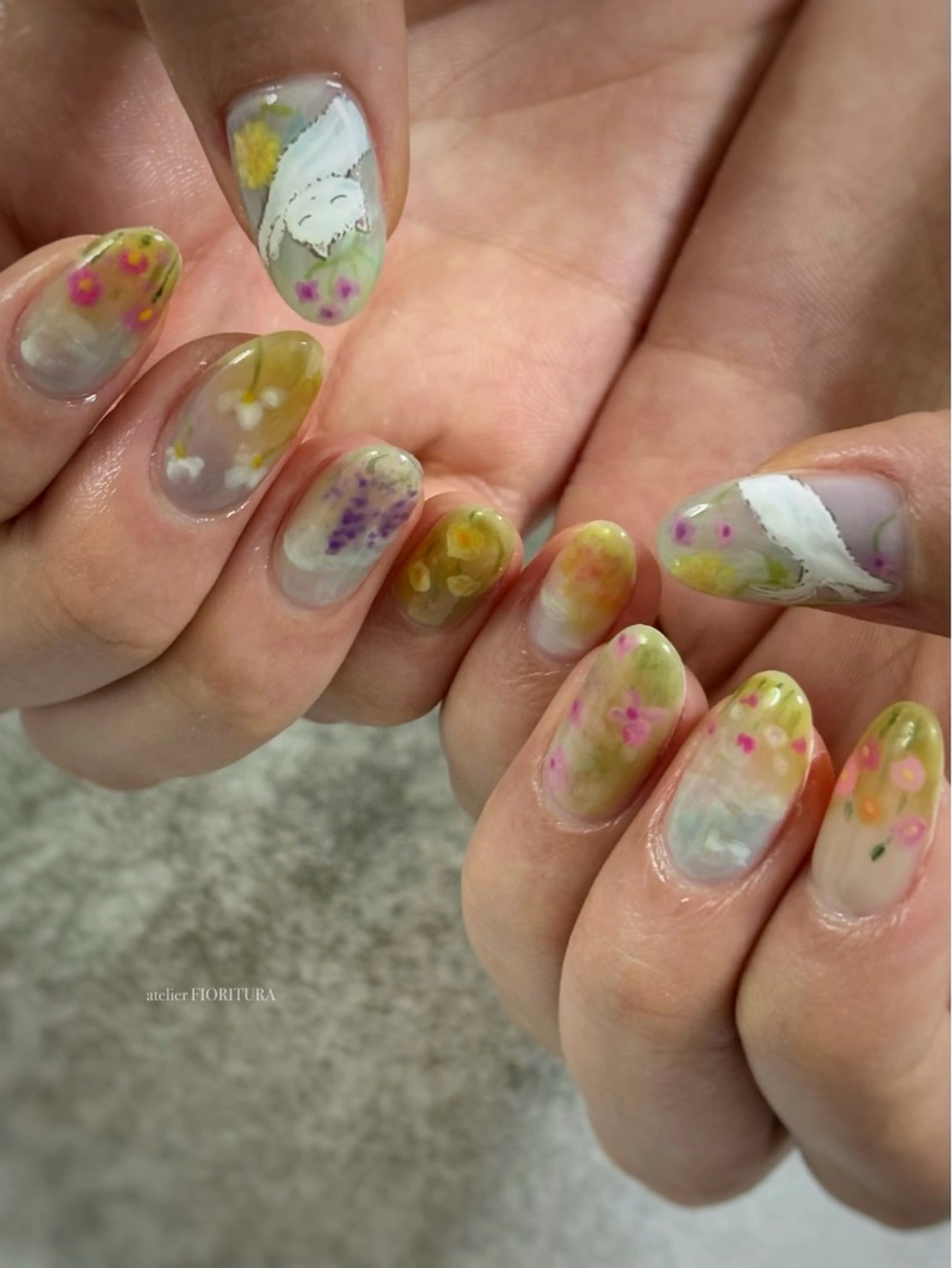 ネイル ハンドネイル FIORITURA Maikoのネイルデザイン