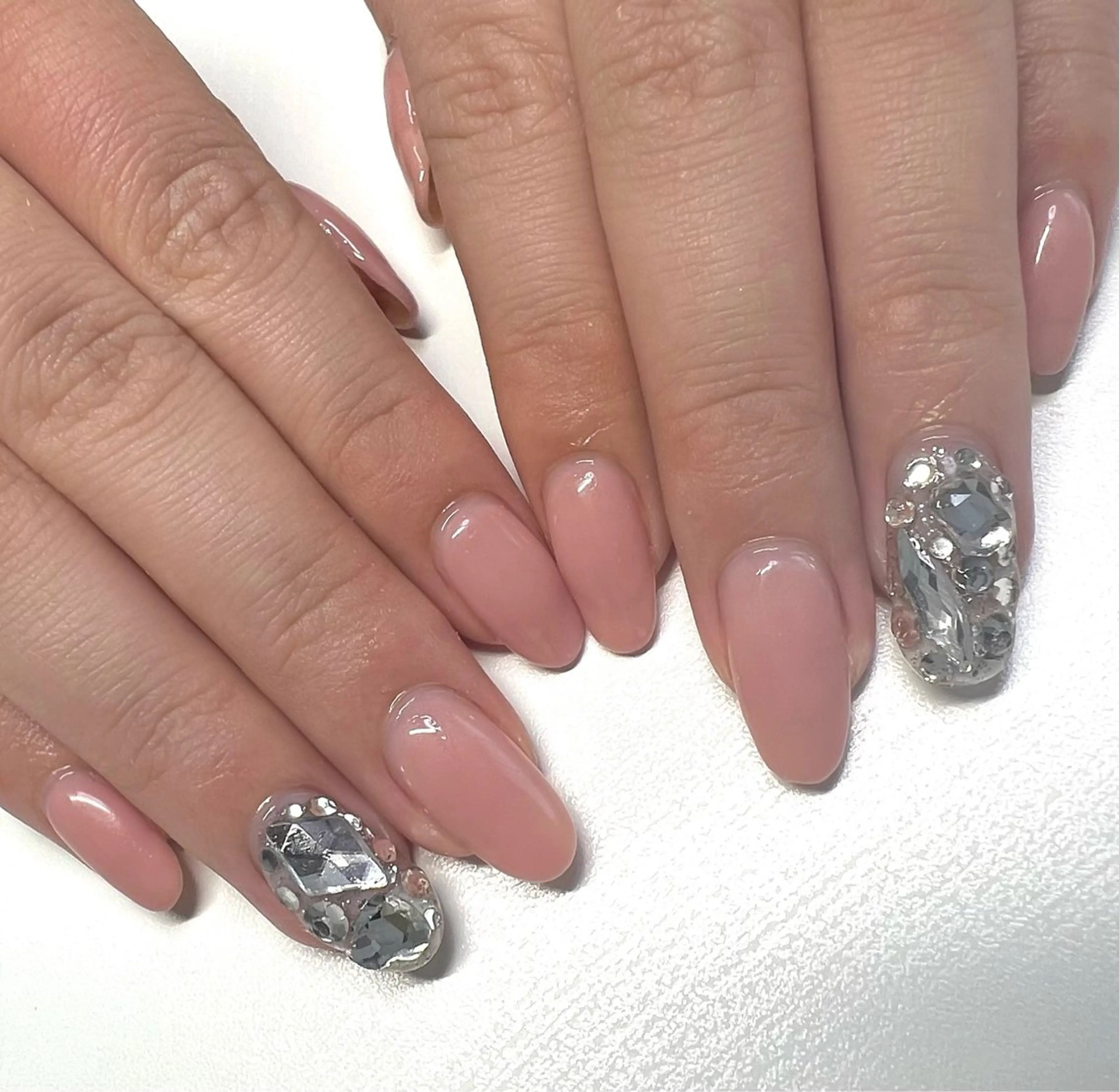 ワンポイントネイル💅🎀の写真