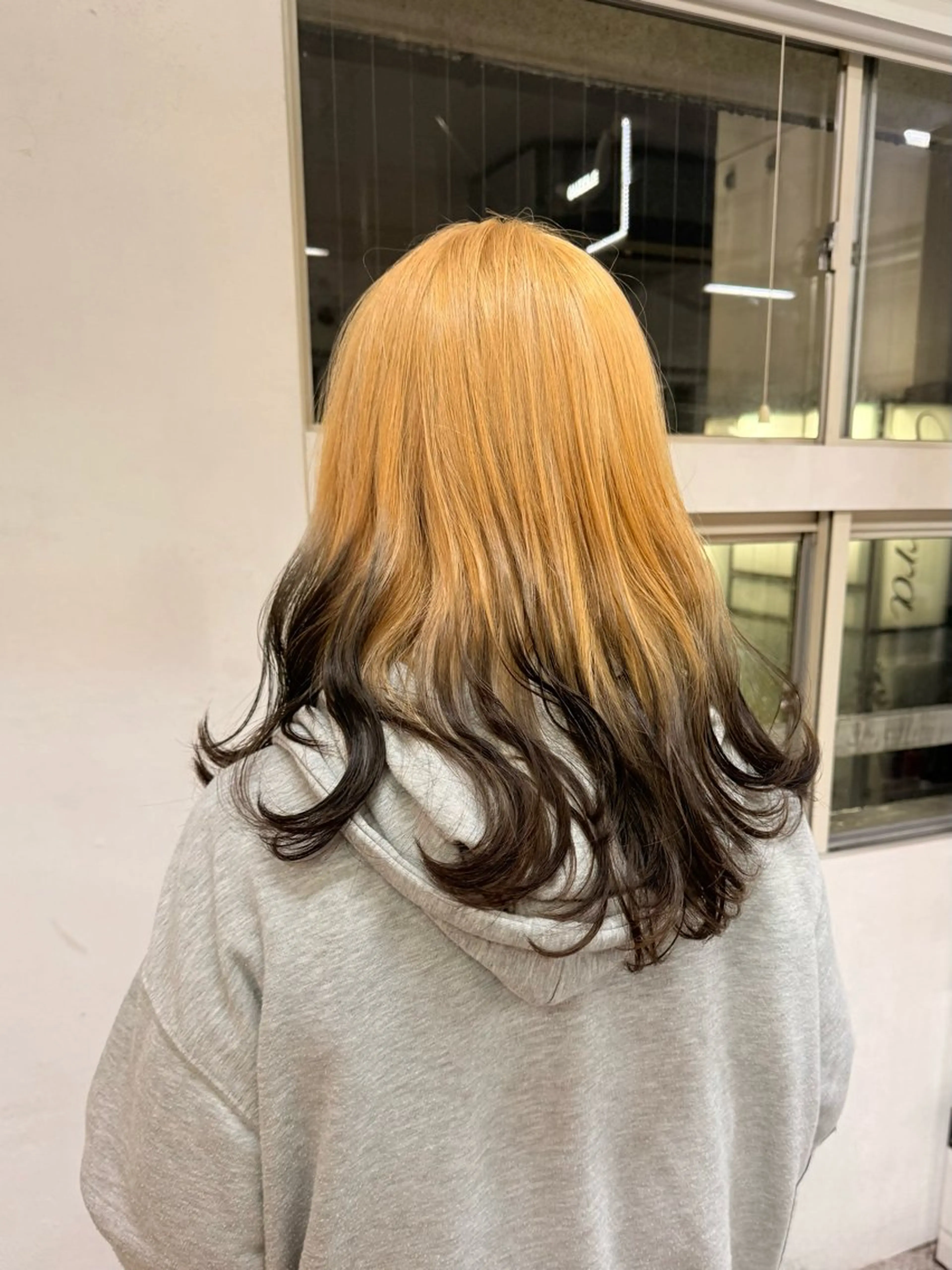 セミロング カラー カット ヘアカラー トリートメント ウルフレイヤー エクステ/kokiのヘアスタイル