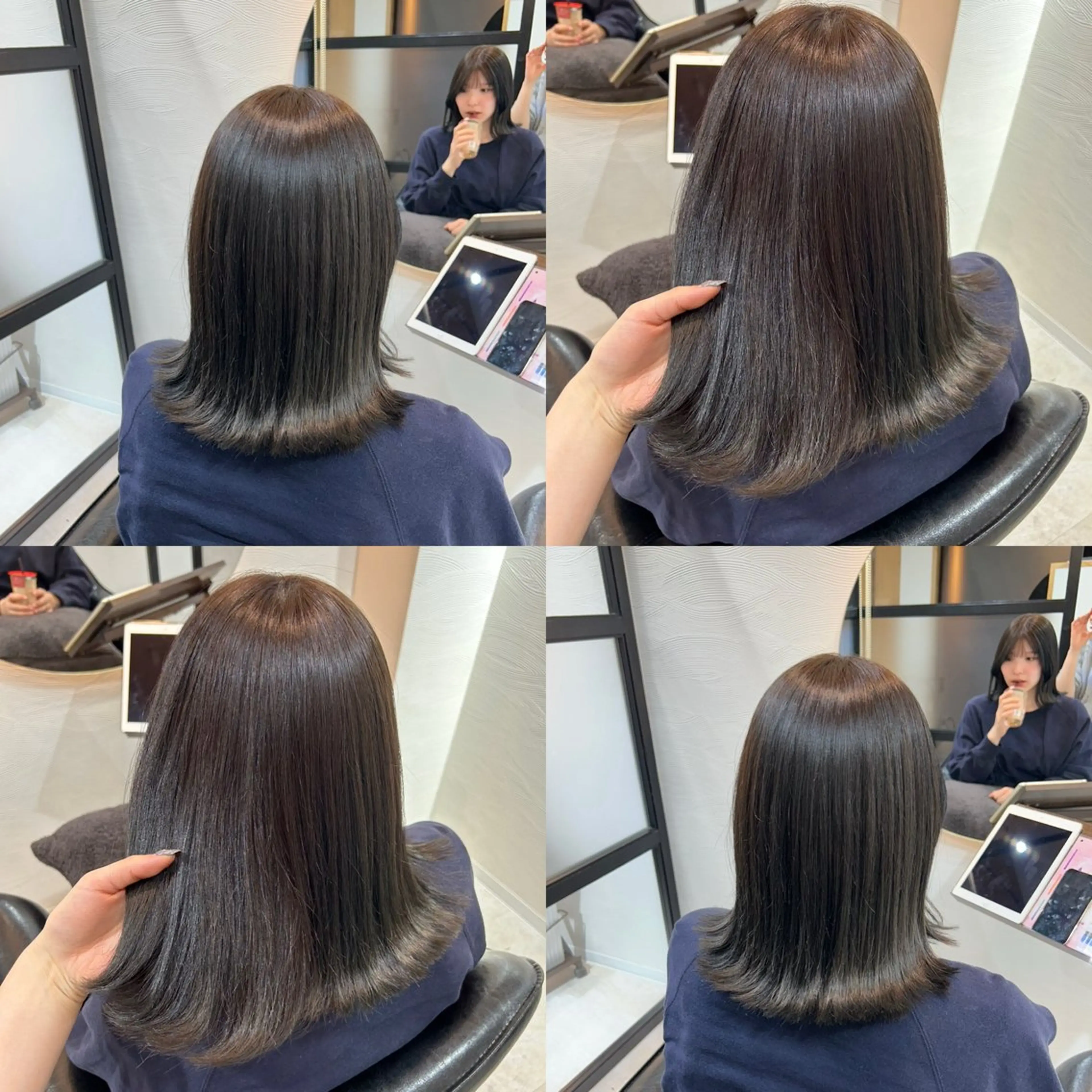 ミディアム カラー 🤍透明感/韓国風 🤍サクラギヒトミのヘアスタイル