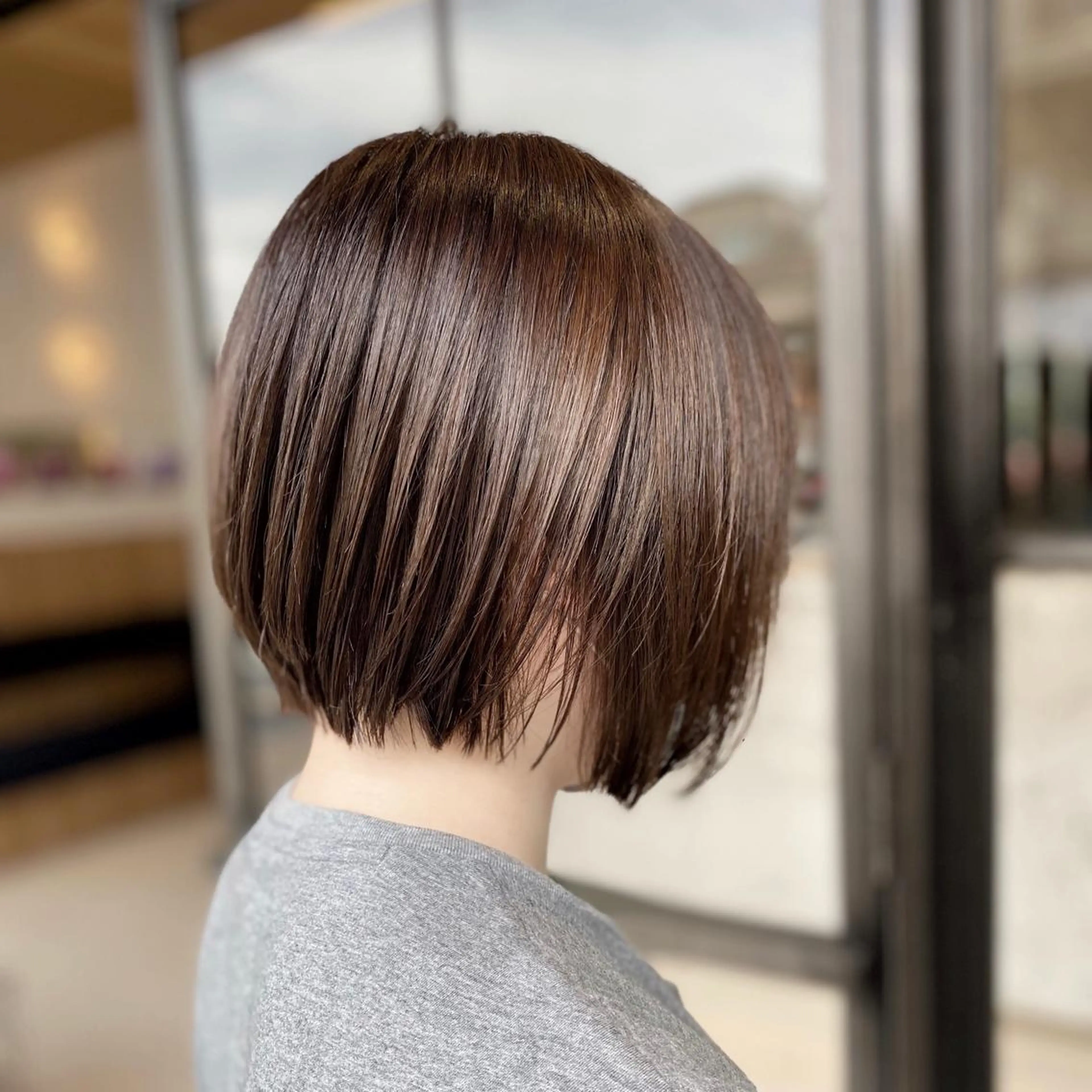 ショート カラー ショートボブ ベージュカラー イルミナカラー ボブ ショートヘア カット ヘアカラー トリートメント ボブ/ハイトーン 立川loose 下田のヘアスタイル