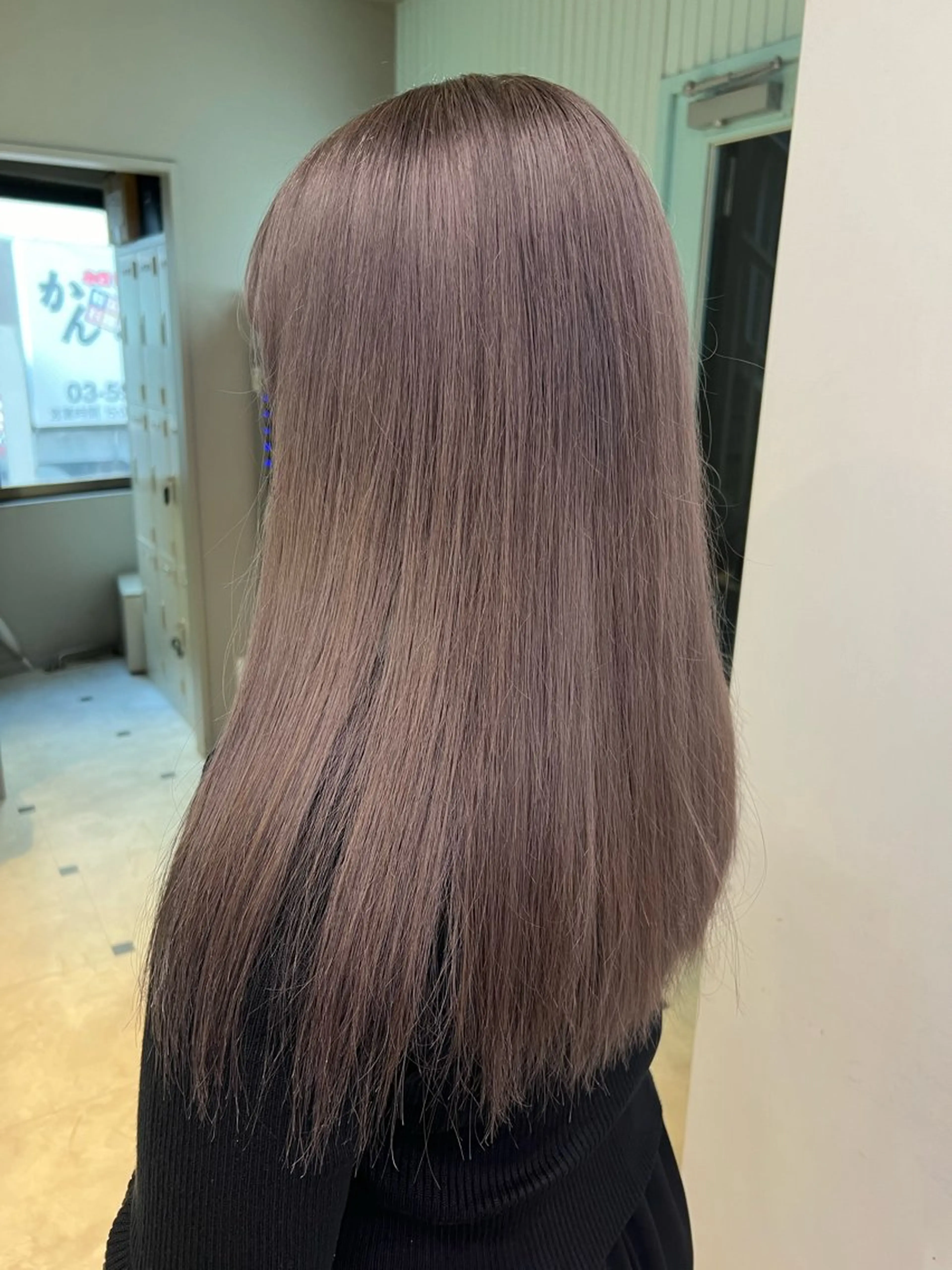 セミロング カラー ヘアカラー トリートメント ヘッドスパ ヘアセット 🥞ベージュ系カラー 【すずきりほ】🥞のヘアスタイル