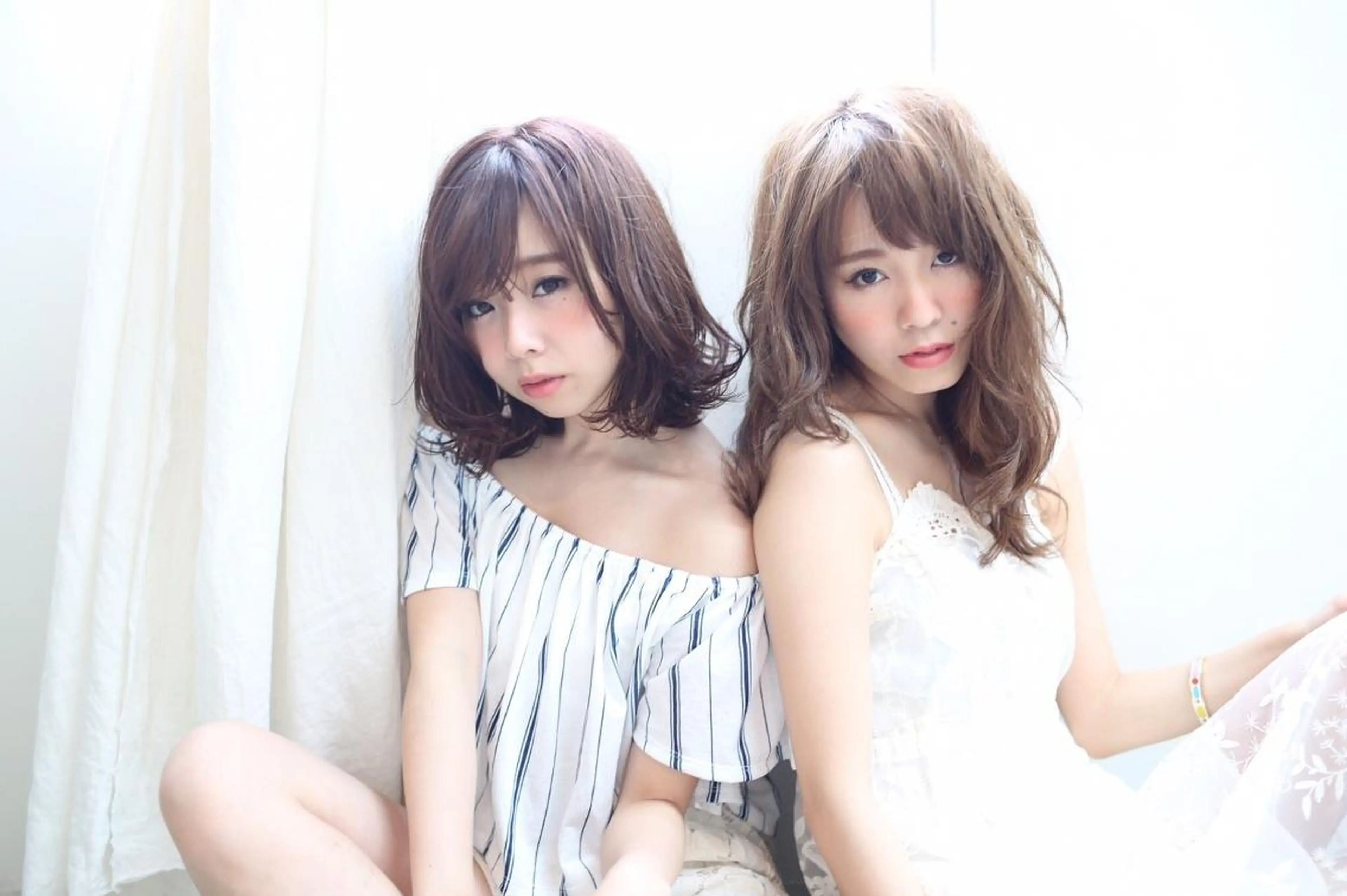 カラー due hair 京都駅前店 MILBON オージュア認定サロン【デューヘアー】所属・ハイトーンブリーチ 土坂 由志【京都】のヘアスタイル