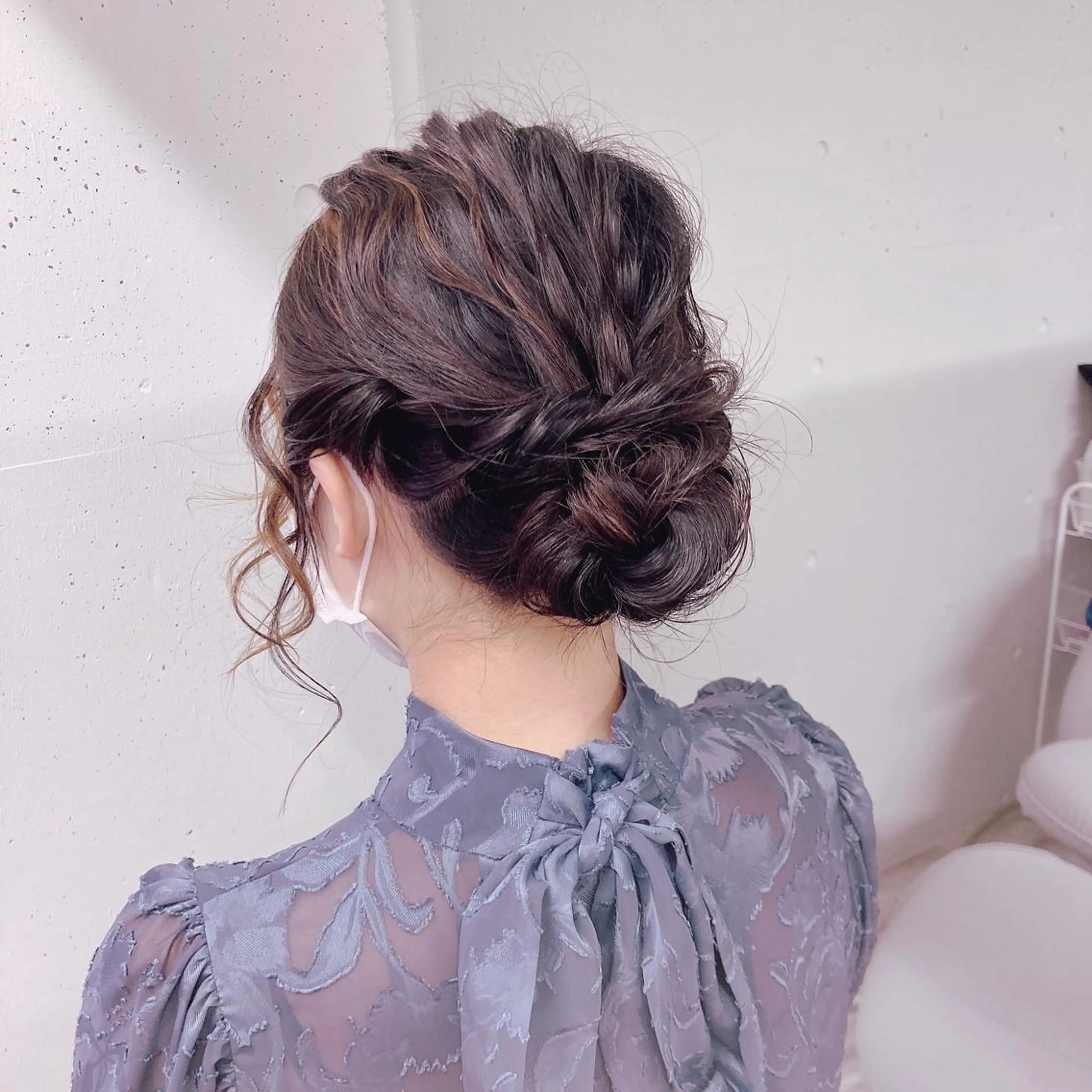 ヘアアレンジ 結婚式・ブライダル ヘアセット ミルミー美容室所属・🦄💒💓齎藤 七海子🦄💒💓のマツエク・マツパデザイン