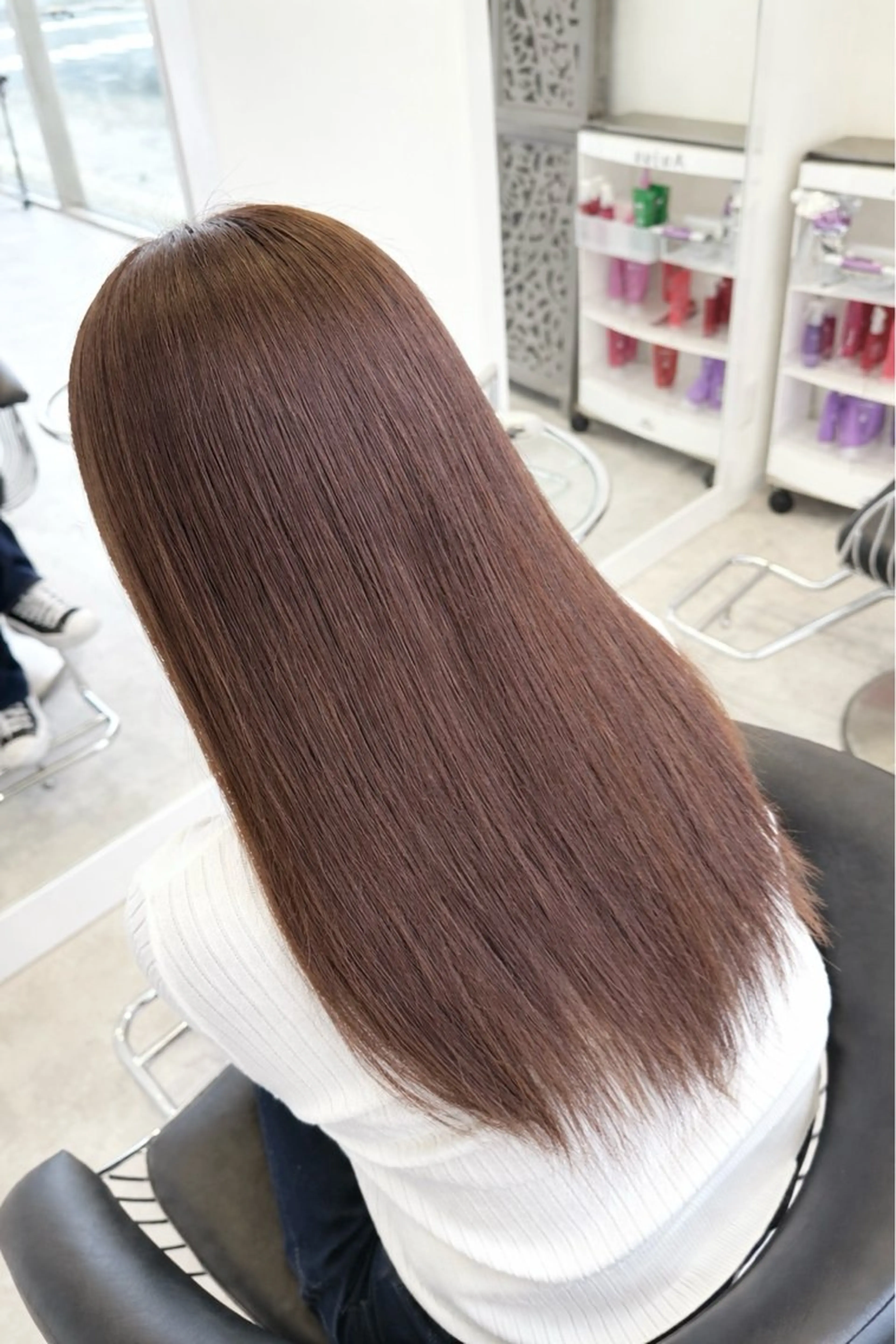 ロング カラー ブラウンカラー 透明感カラー ヘアカラー 髪質改善/艶髪 🦋佐々木未来のヘアスタイル