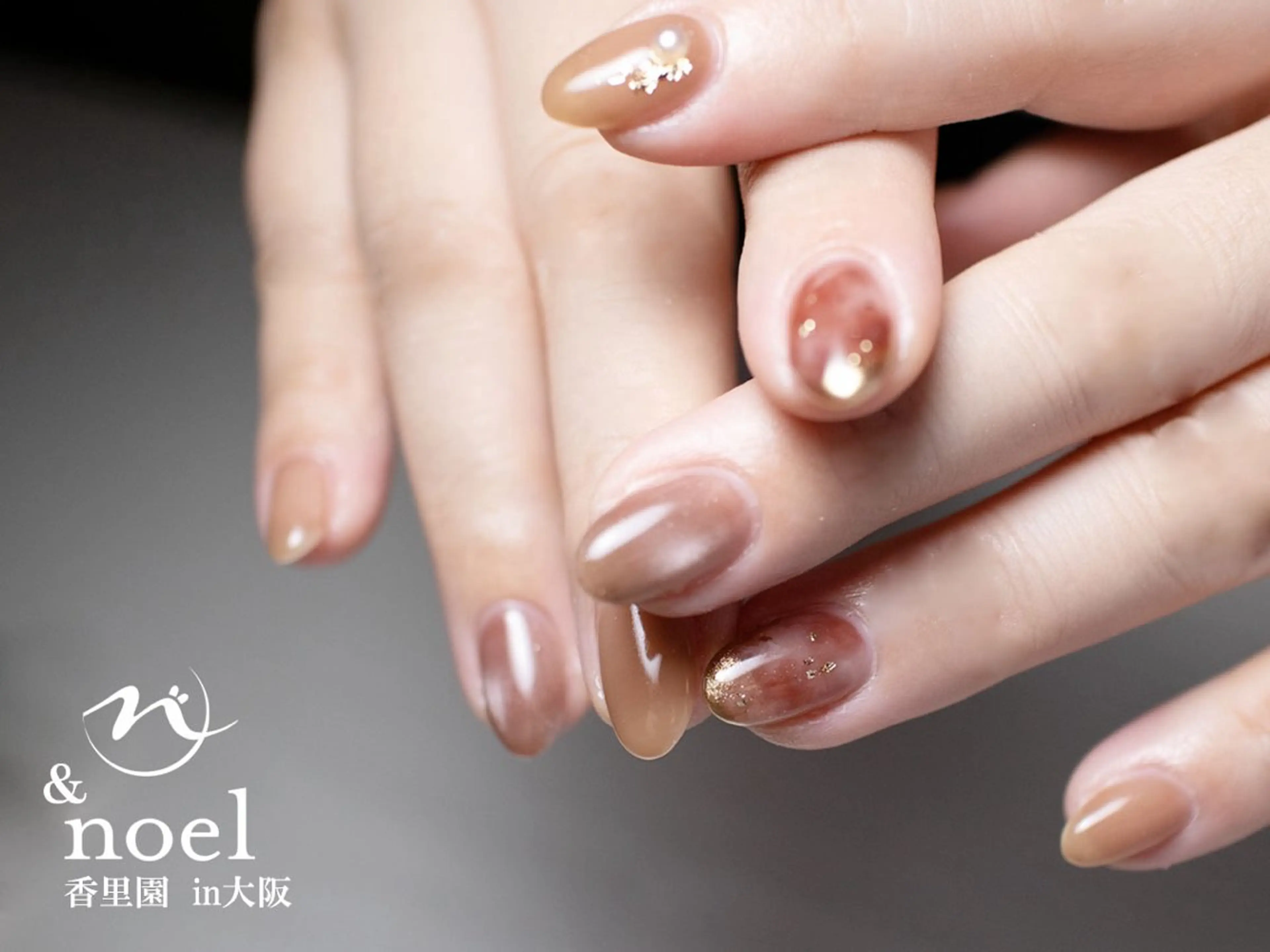 ネイル ボルドー マグネットネイル Nailsalon Noël所属・Nailsalon &Noelのネイルデザイン