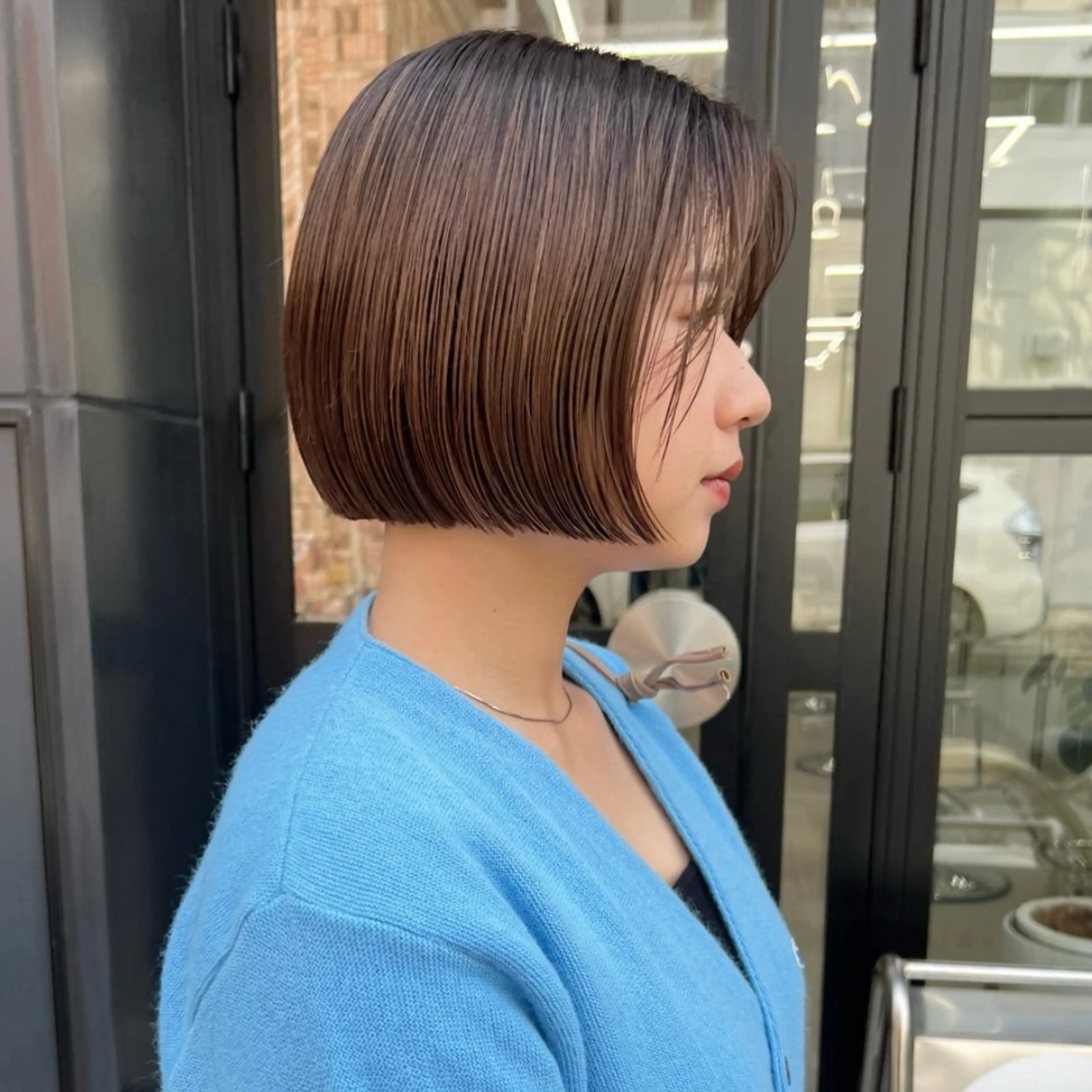 ショート ボブ カット arisa/暖色 /伏見/レイヤーのヘアスタイル