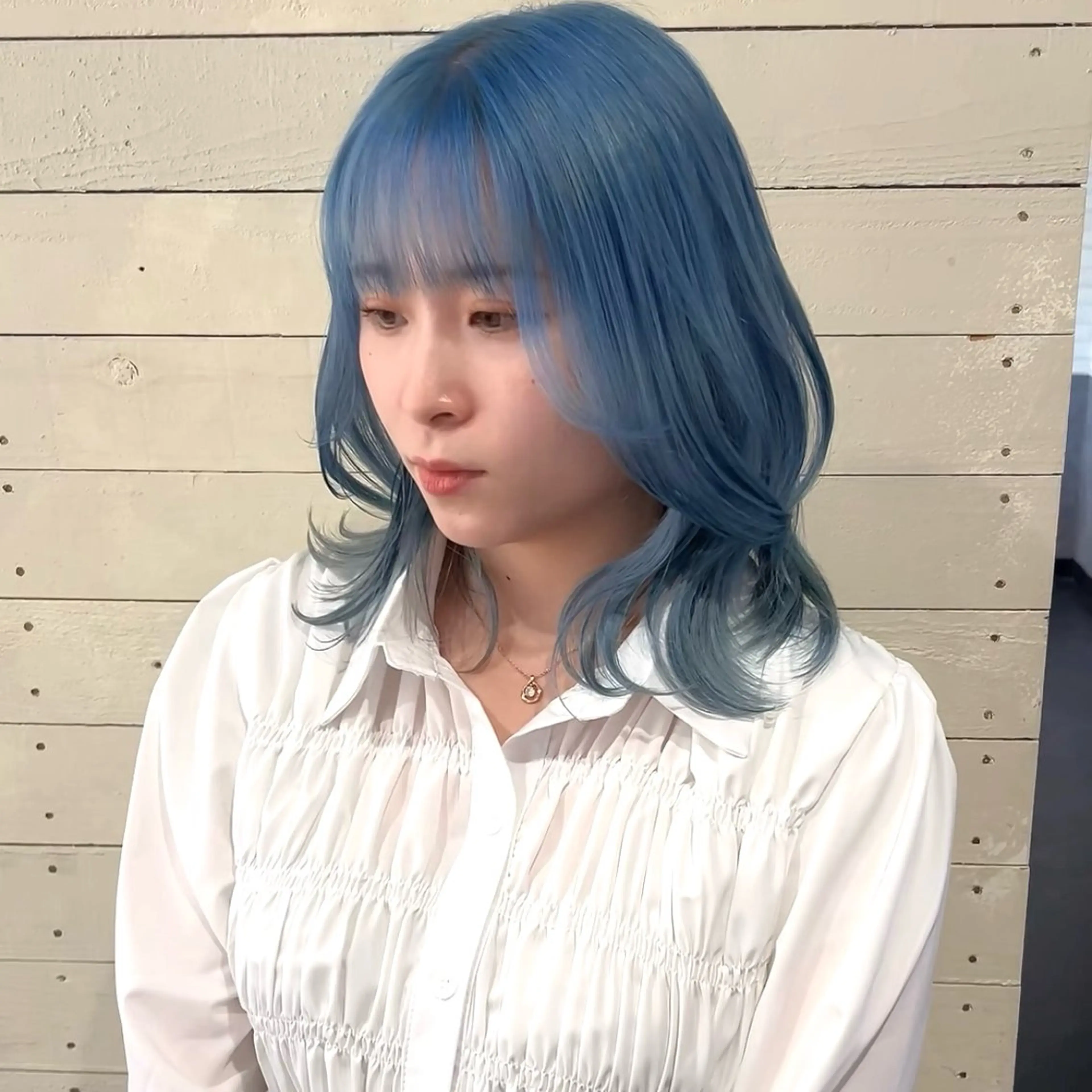 セミロング ブリーチ特化💛 RYUTOのヘアスタイル