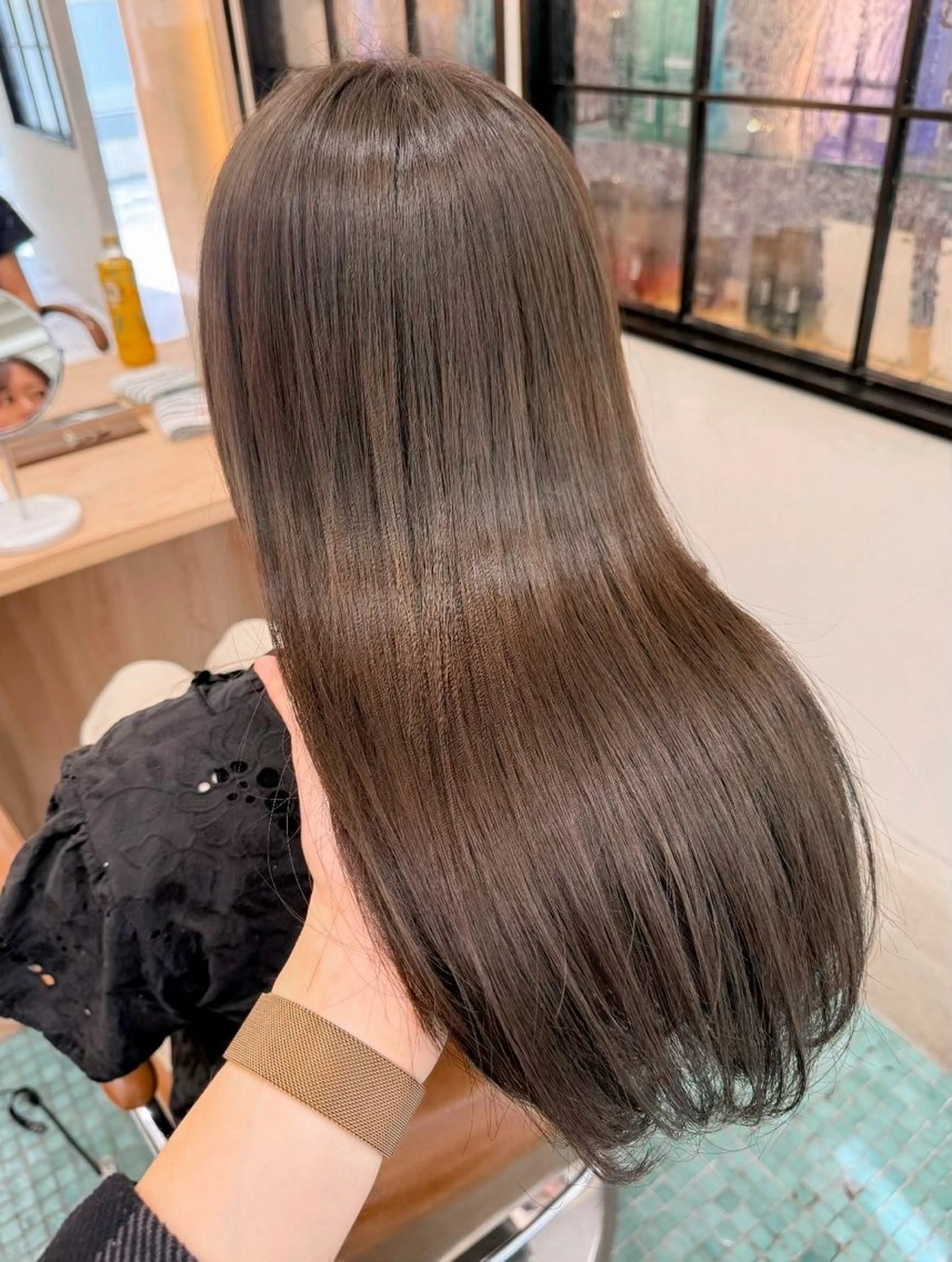 ロング ヘアカラー トリートメント ATENA所属・撮影モデル様募集 直樹のヘアスタイル