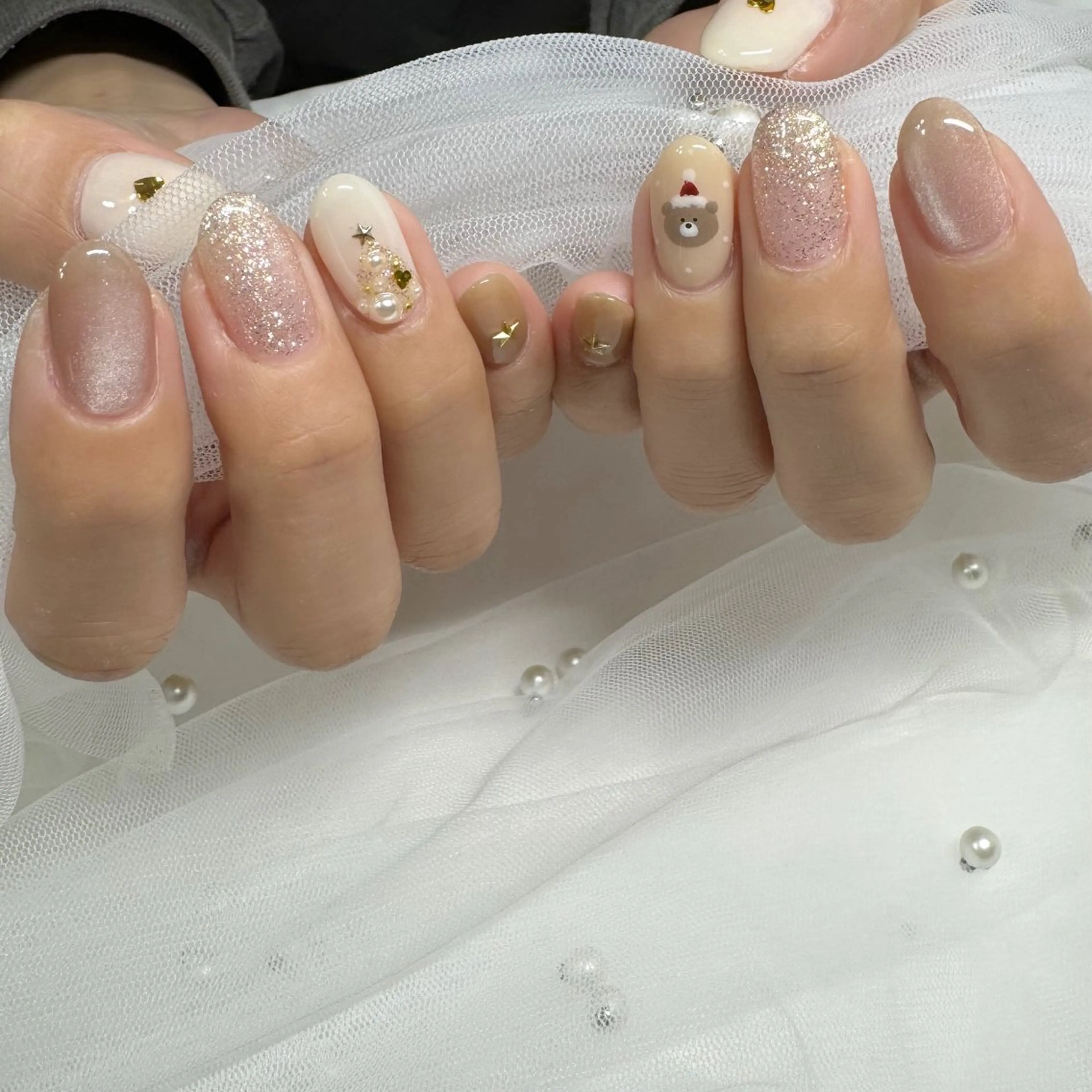 ネイル ジェルネイル 東 千夏のネイルデザイン