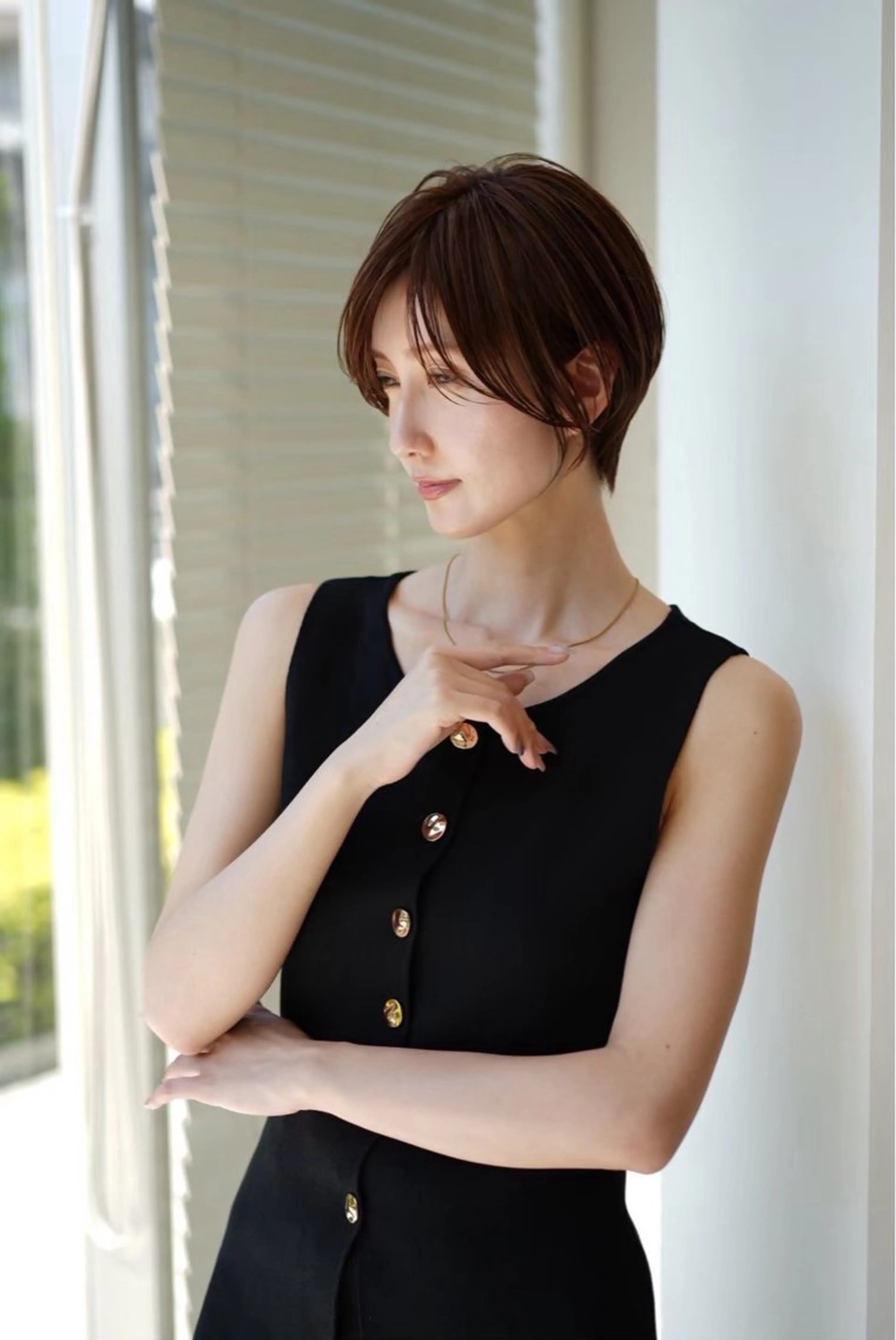 ショート カラー 加賀 千聖 /soigneのヘアスタイル