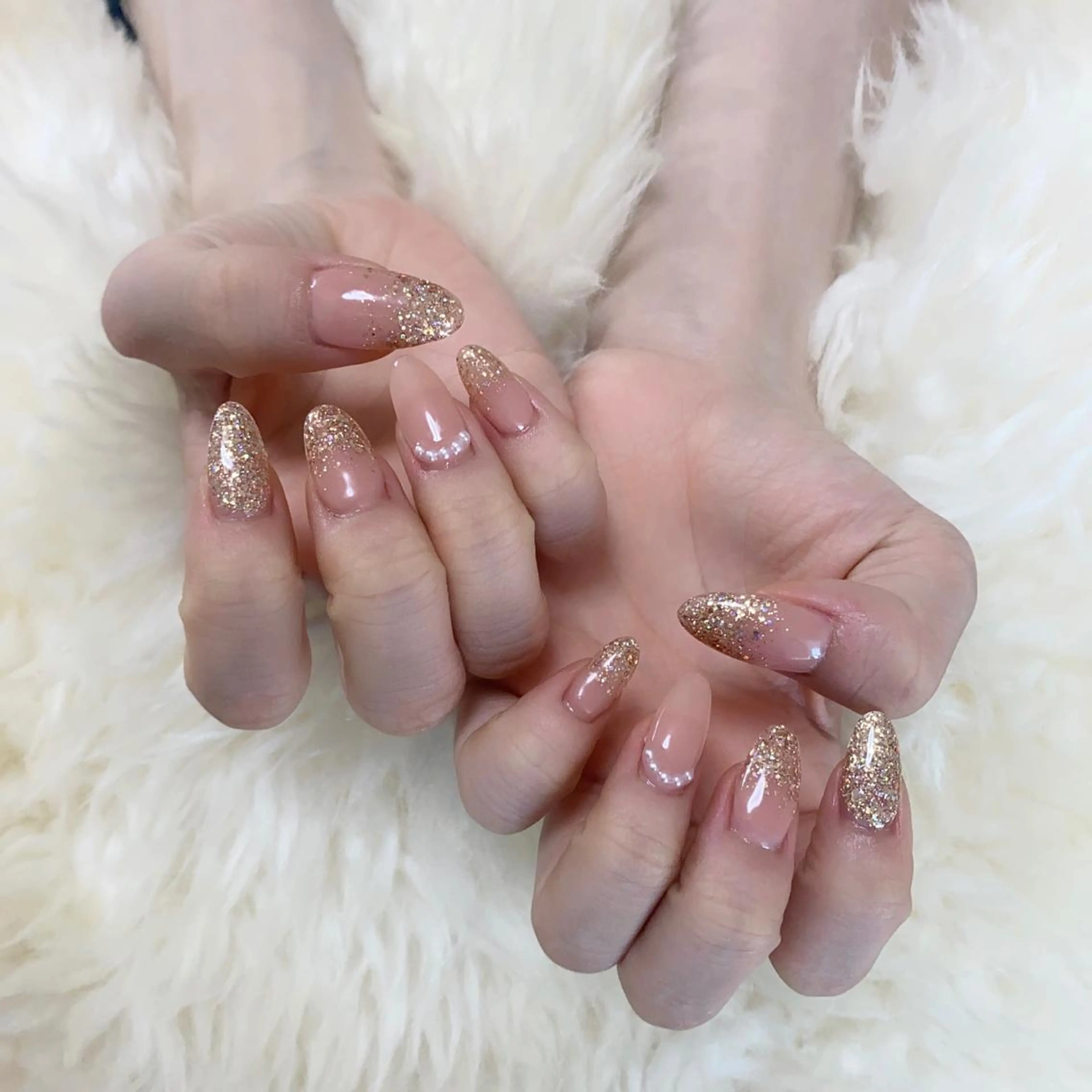 ロング ハンドネイル ハンドケア 💜MIYA nail川崎店のネイルデザイン