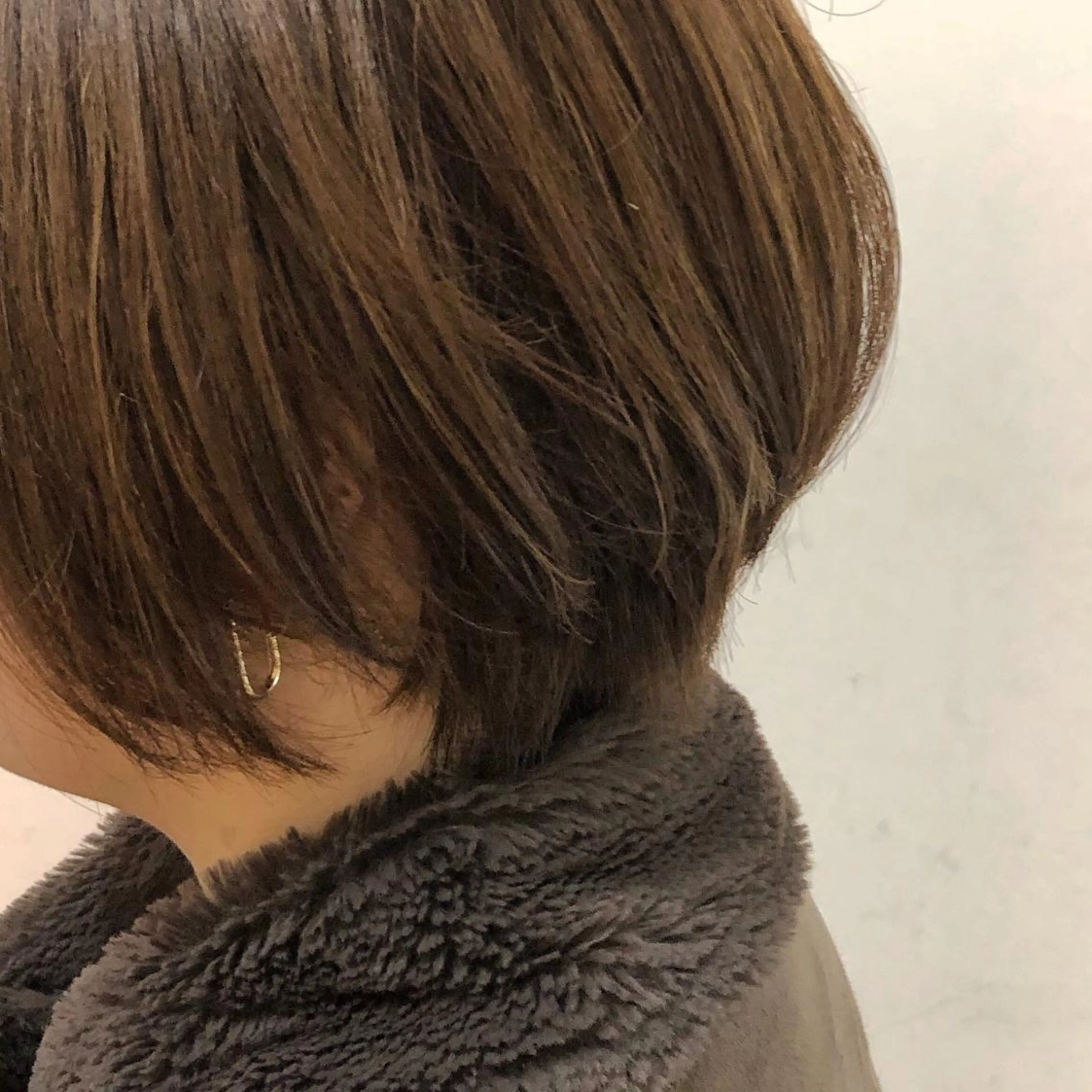 ショート 艶カラー/韓国顔周り 🎀mamiのヘアスタイル