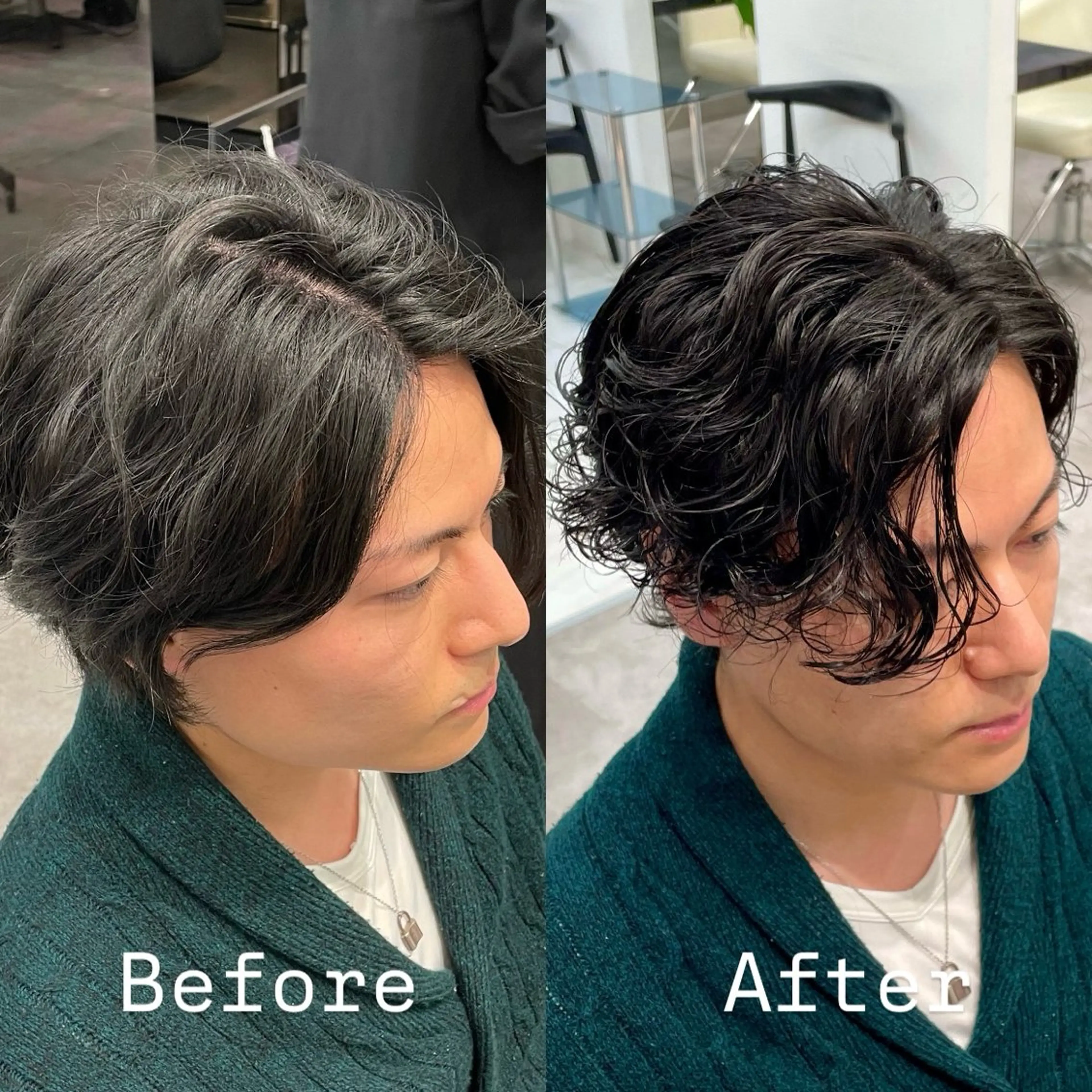 パーマ メンズ カット パーマ メンズ特化 / ツイスパ🔥高林拓斗のヘアスタイル