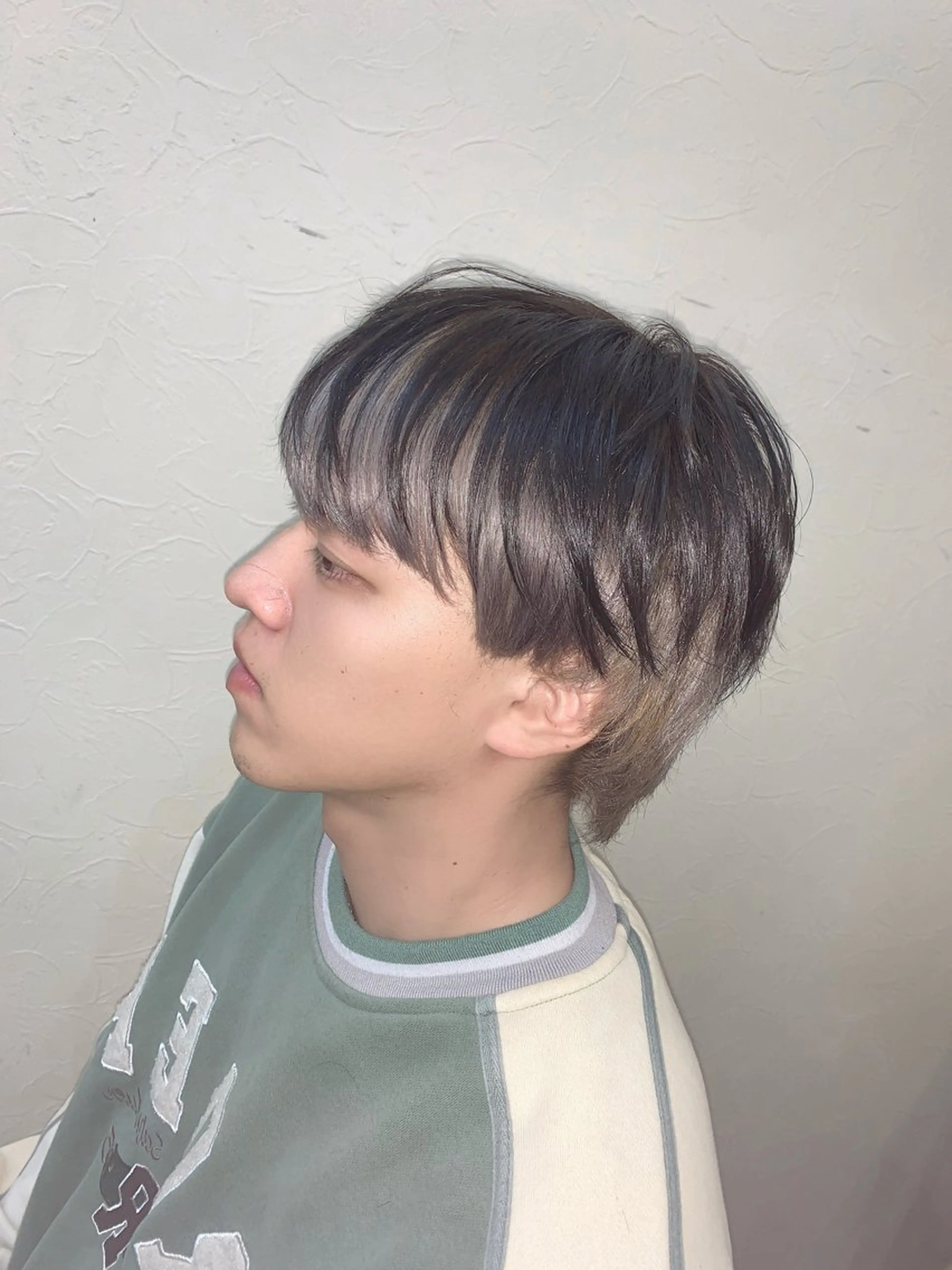 ショート カラー メンズ [渋谷ブリーチ] 玲弥のヘアスタイル