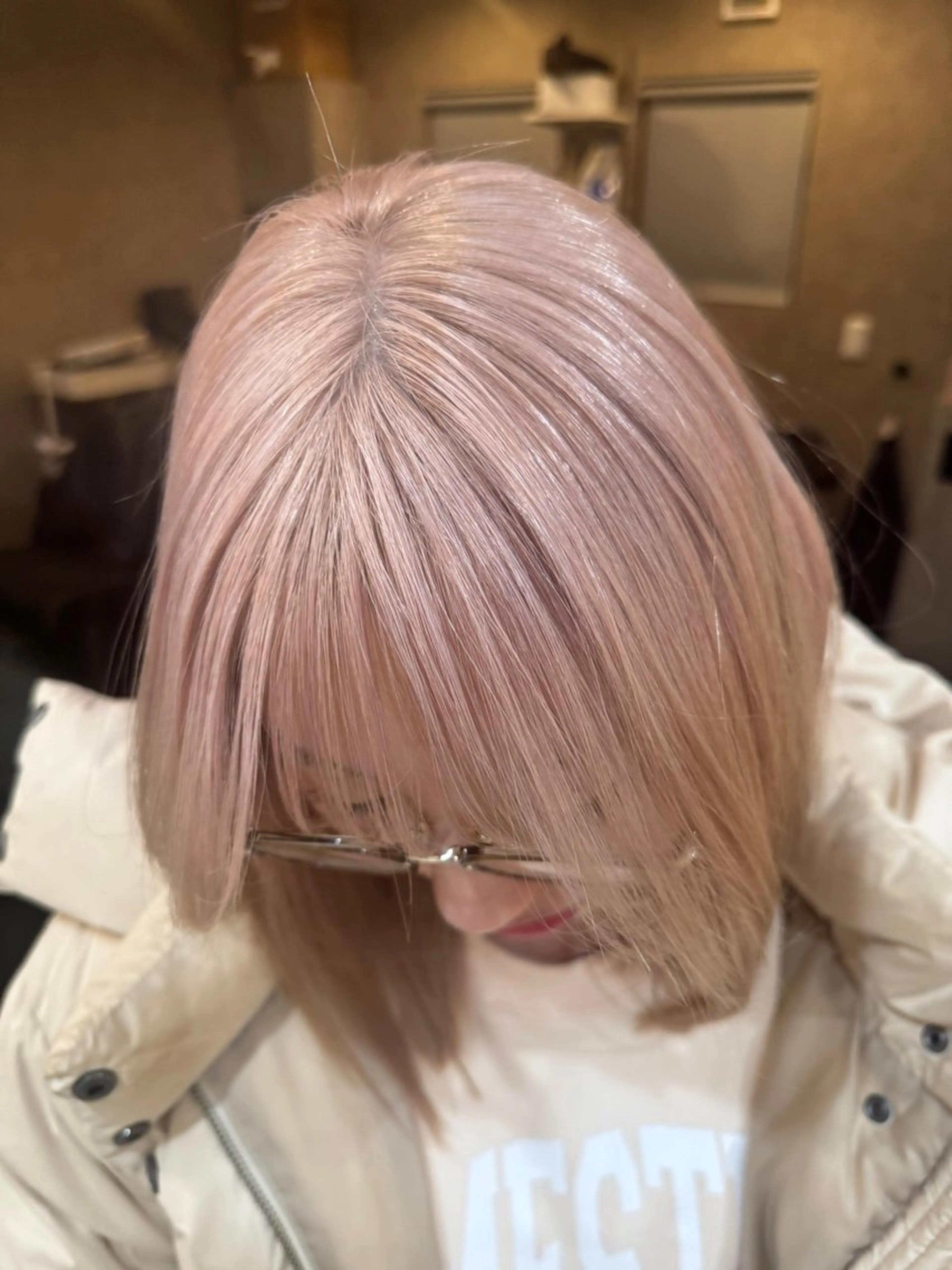 ミディアム カラー ヘアカラー コイデ リュウセイのヘアスタイル