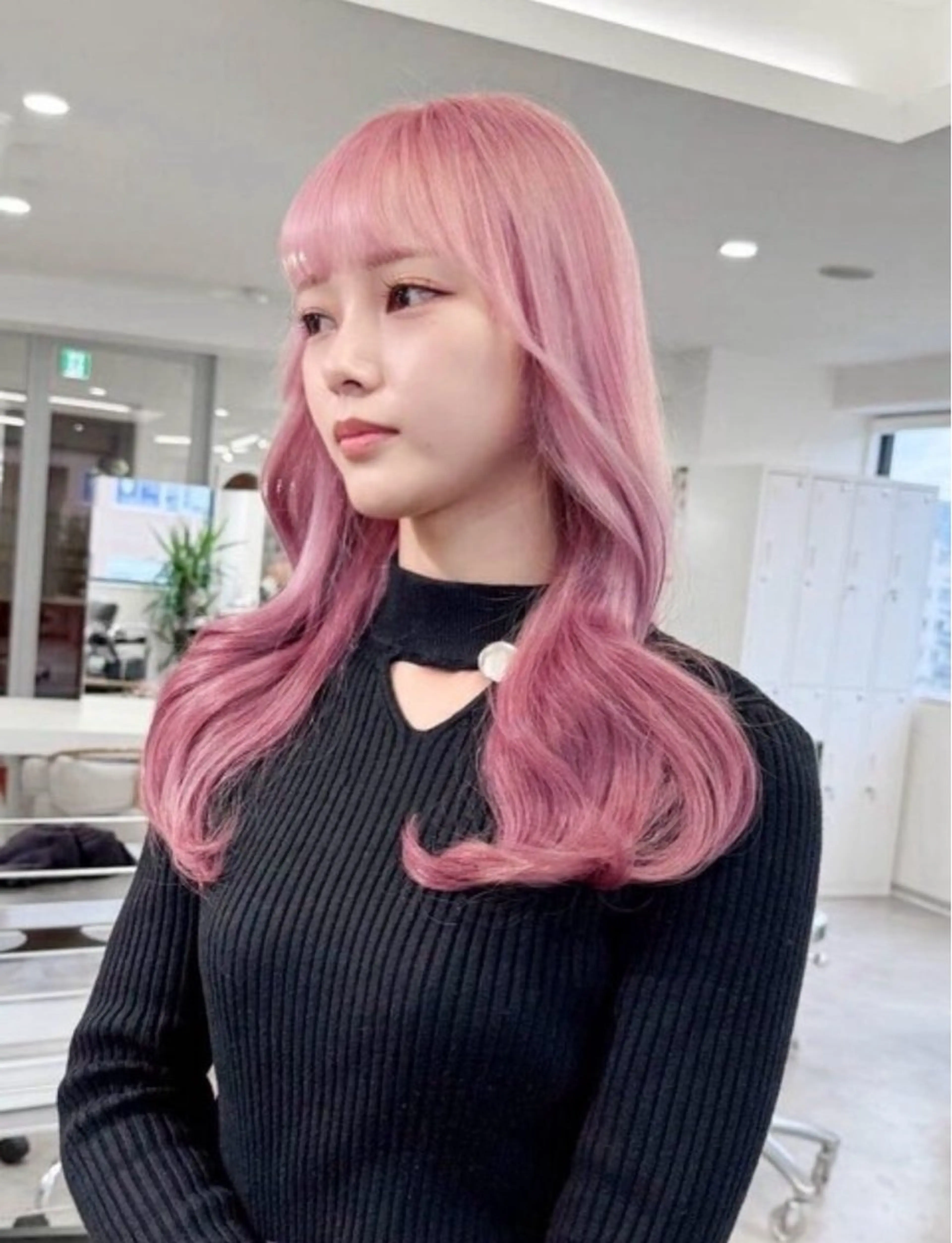 セミロング ヘアカラー 得能 海翔のヘアスタイル