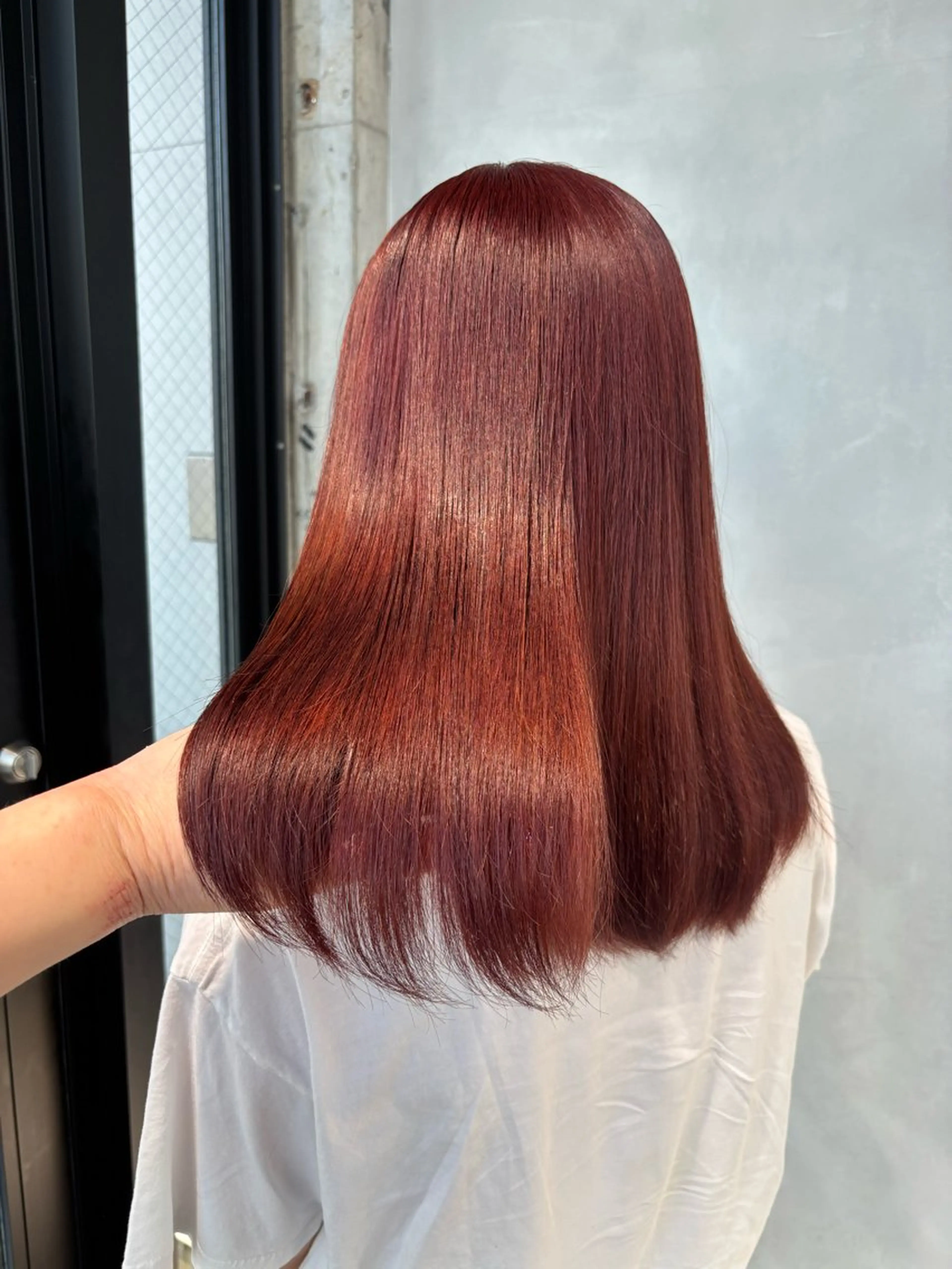 カラー ブリーチ ブリーチなしカラー ヘアカラー トリートメント 暖色/ハイトーン/ カラー/HBLのヘアスタイル