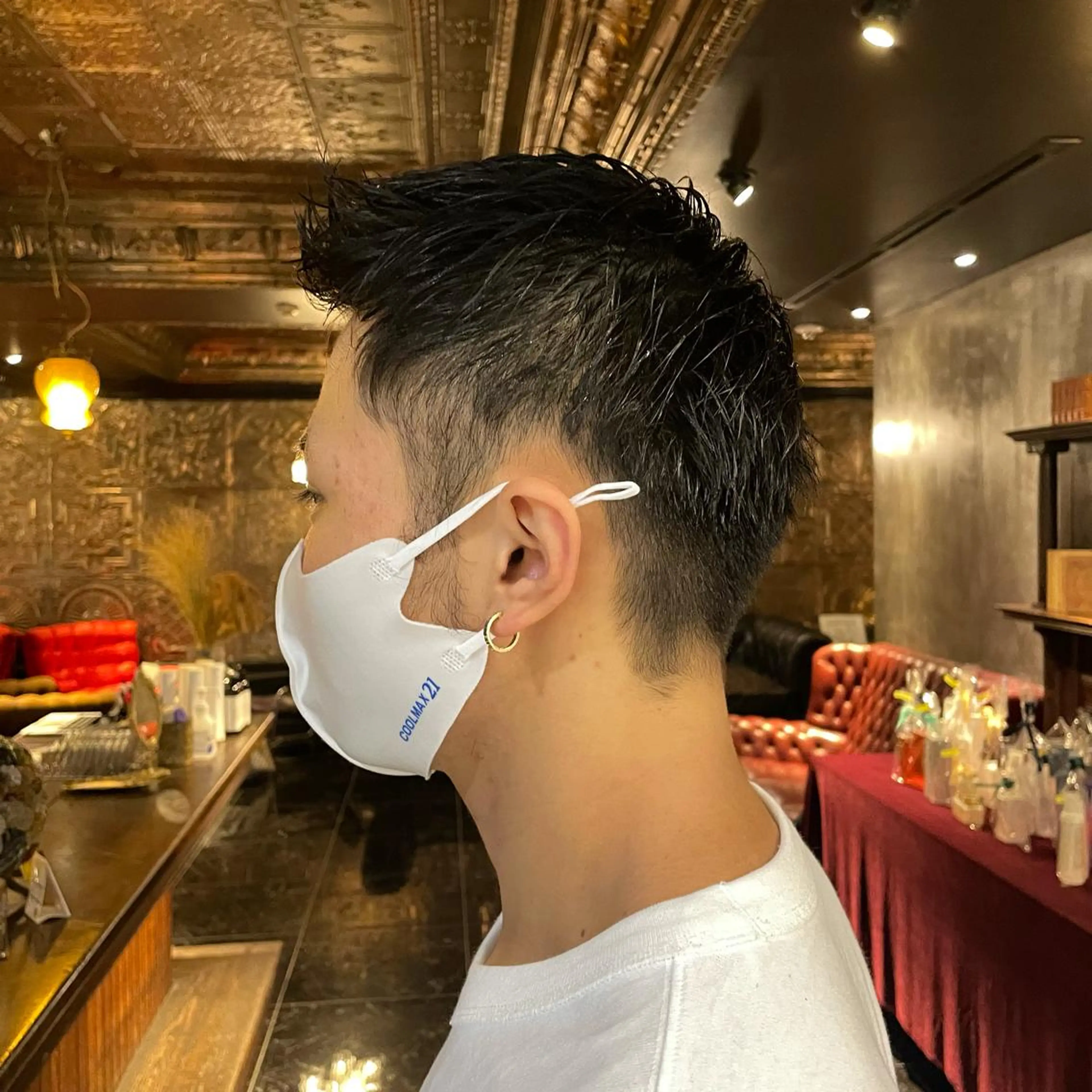 ショート カラー パーマ ヘアアレンジ メンズ 似合わせカラー / レイヤーMADOKAのヘアスタイル