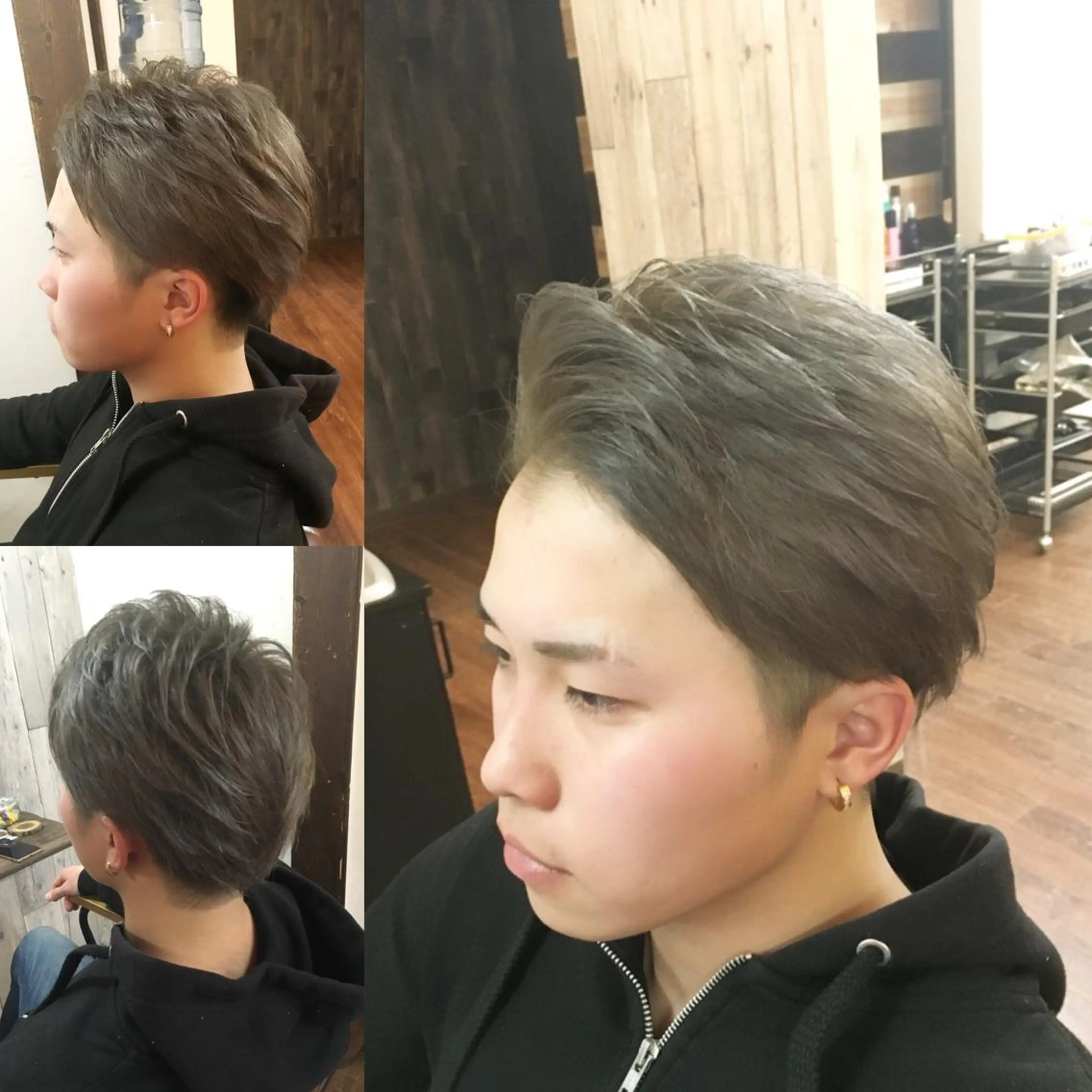 【メンズ限定】💈デザインカット＋ブリーチオンカラーの写真