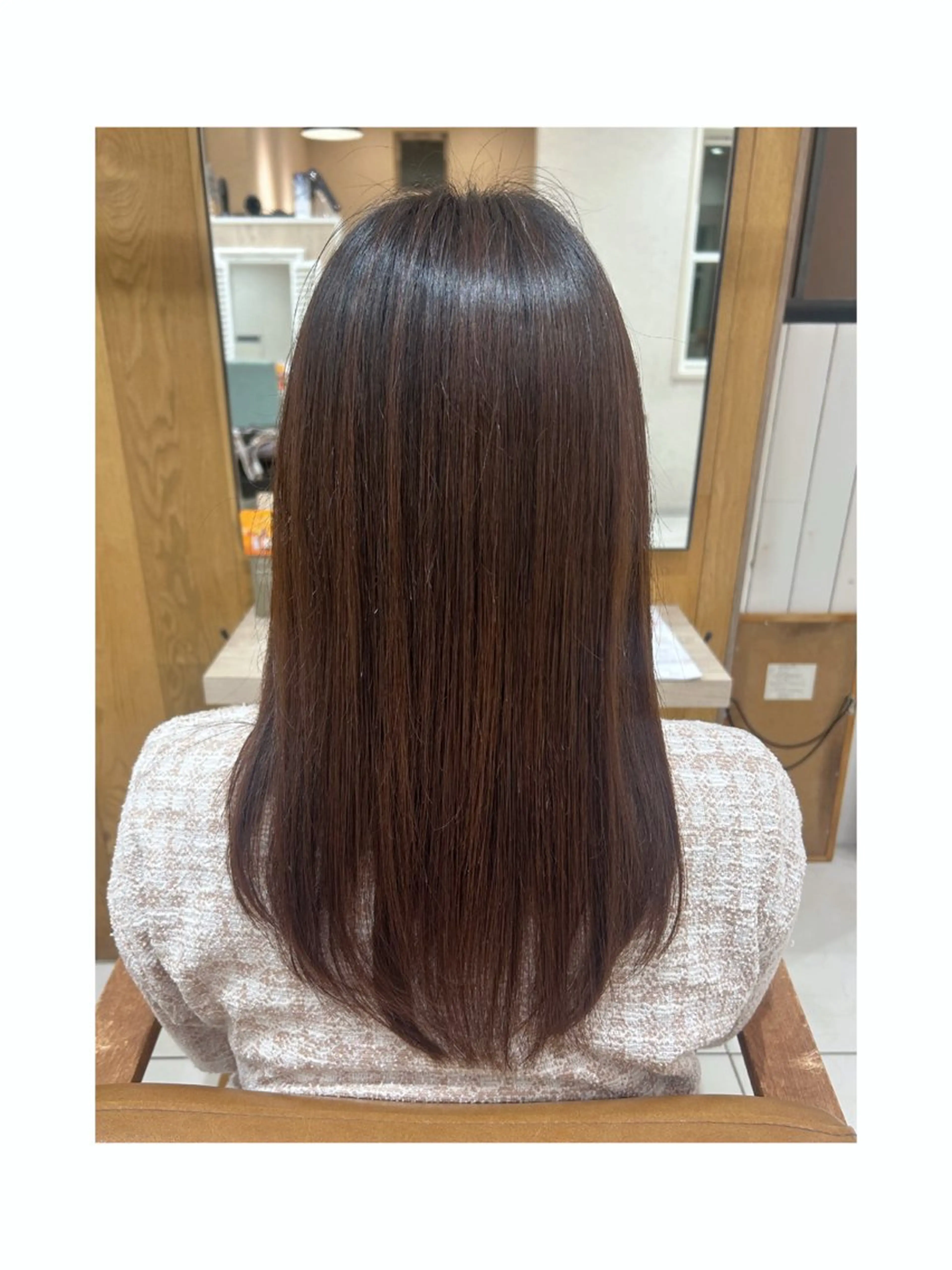 セミロング トリートメント Honoka✨️ 透明感＆艶カラー✨️のヘアスタイル