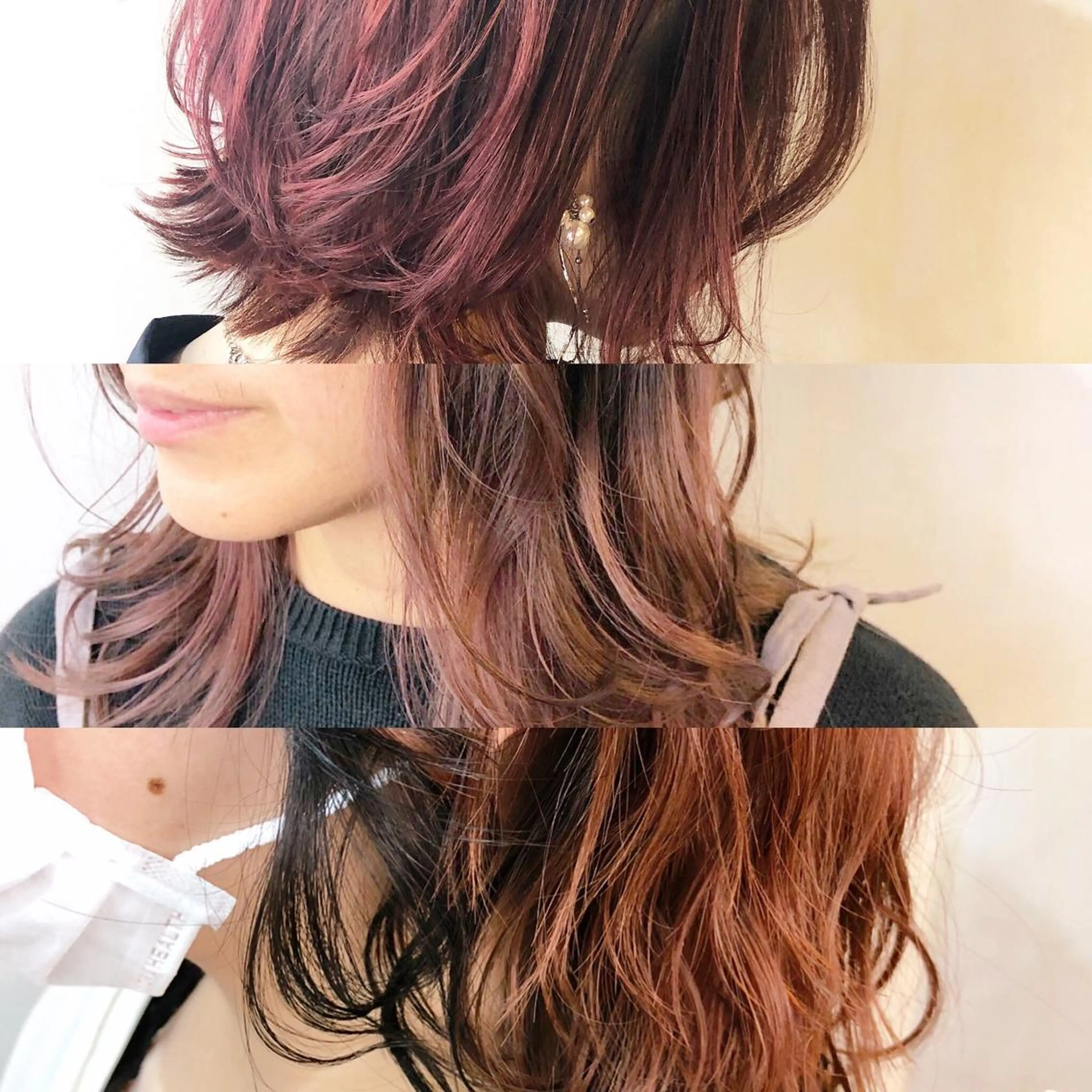 セミロング カラー パーマ ヘアアレンジ カット トリートメント ✨韓国風カット/艶髪 カラー✨yumeのヘアスタイル