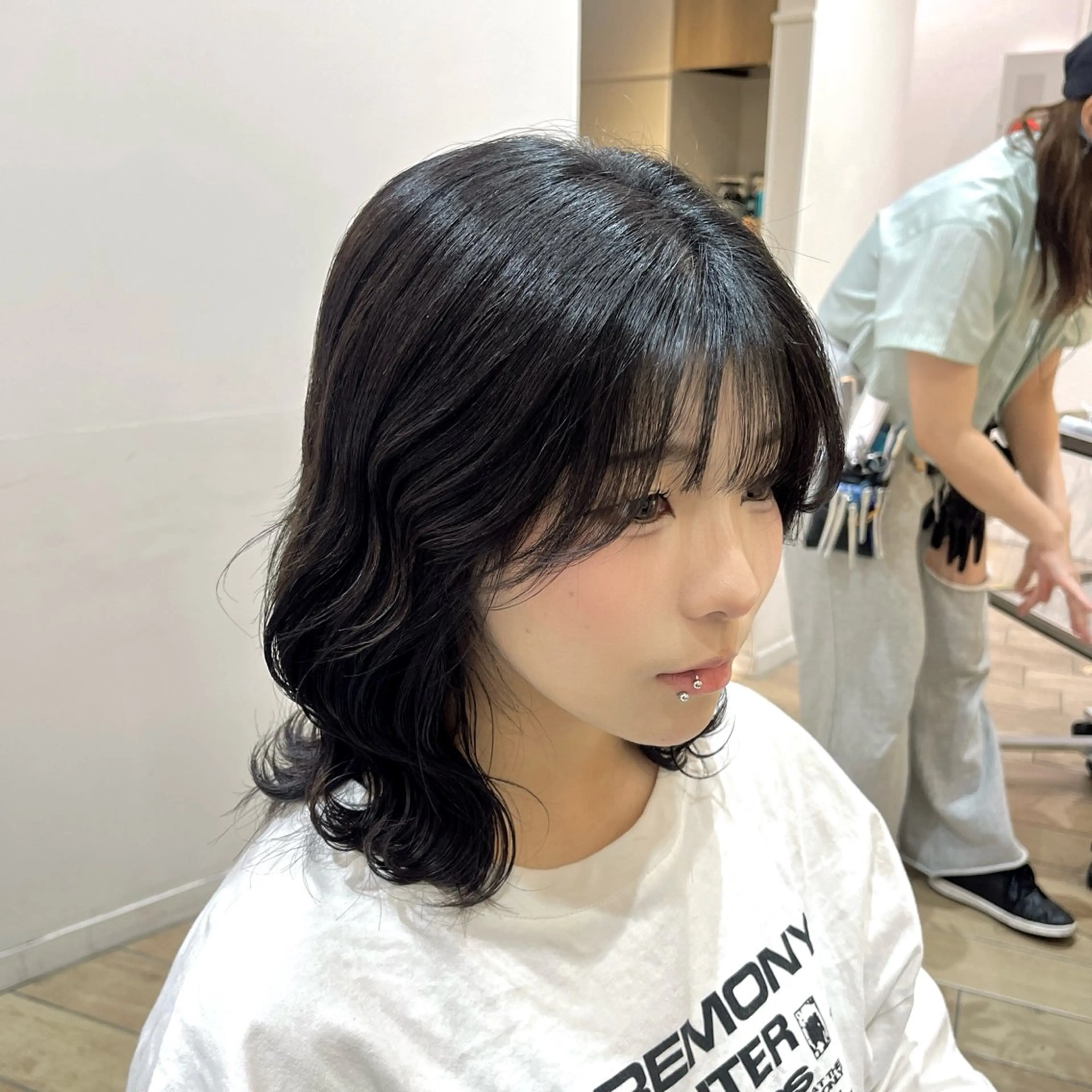 ミディアム ヘアカラー 透明感カラー🫧/ アレンジ/ayanoのヘアスタイル