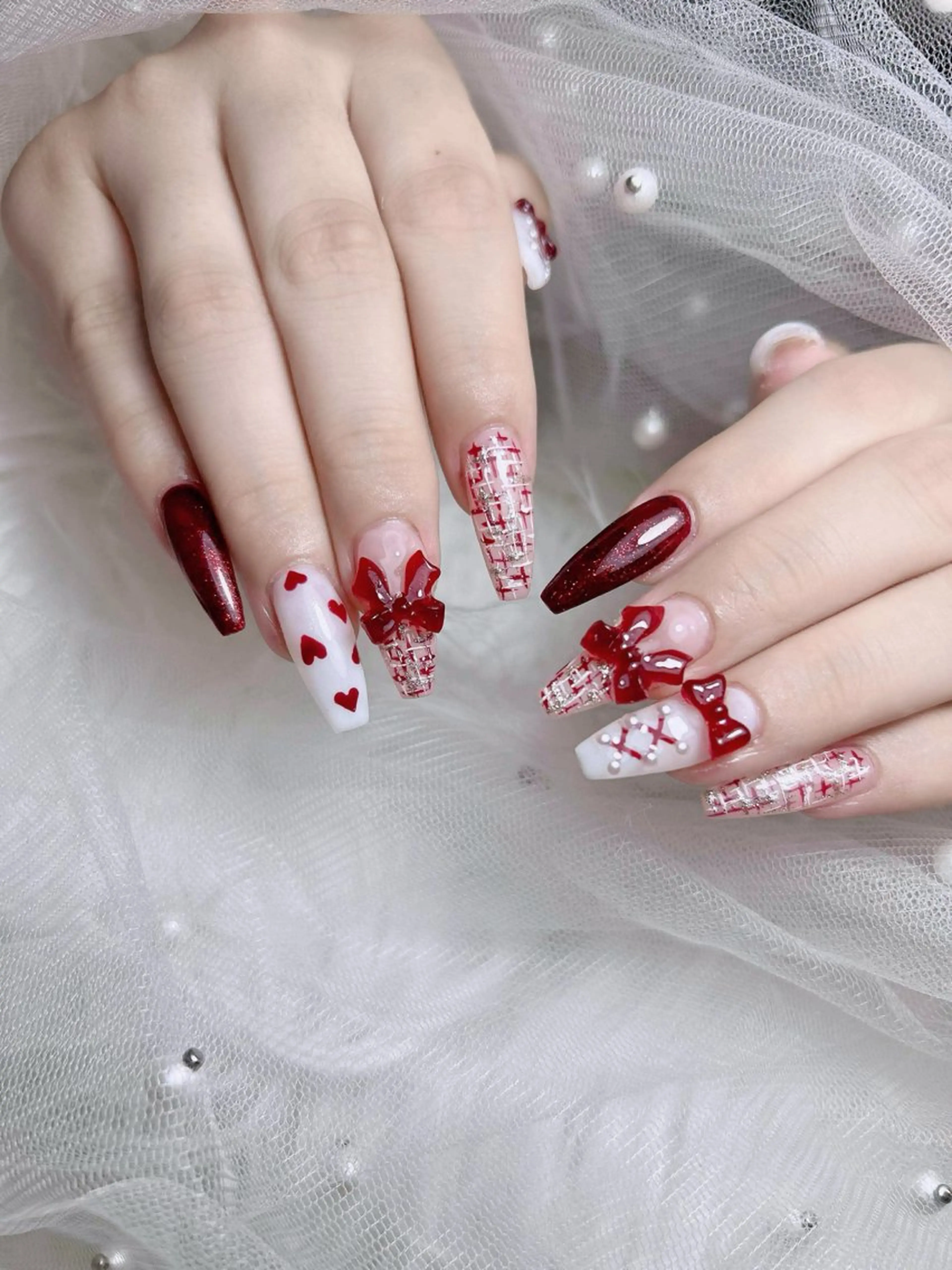 ネイル オーロラネイル チークネイル フットネイル フレンチネイル ハロウィン ハンドネイル Lumi Nail 新大久保3‘のネイルデザイン